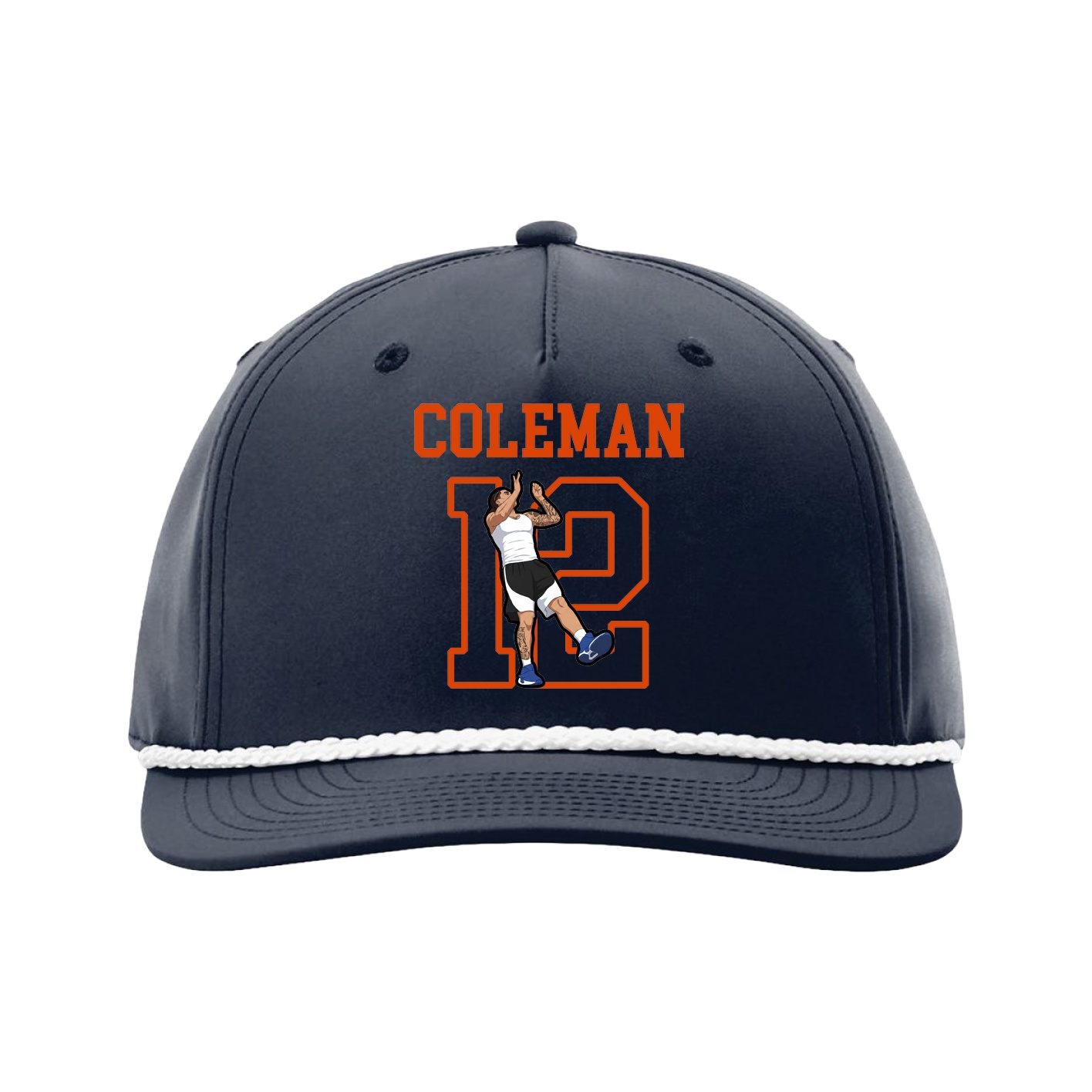 Five-Panel Classic Rope Cap — Shirsey in Navy