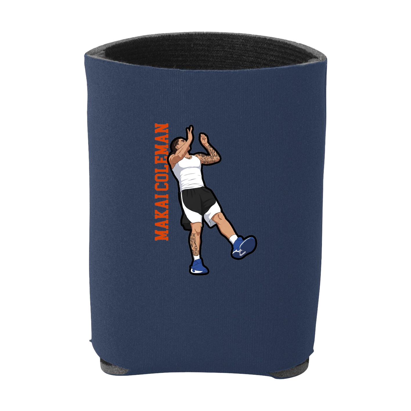 Can Holder — Name Vertical in Navy