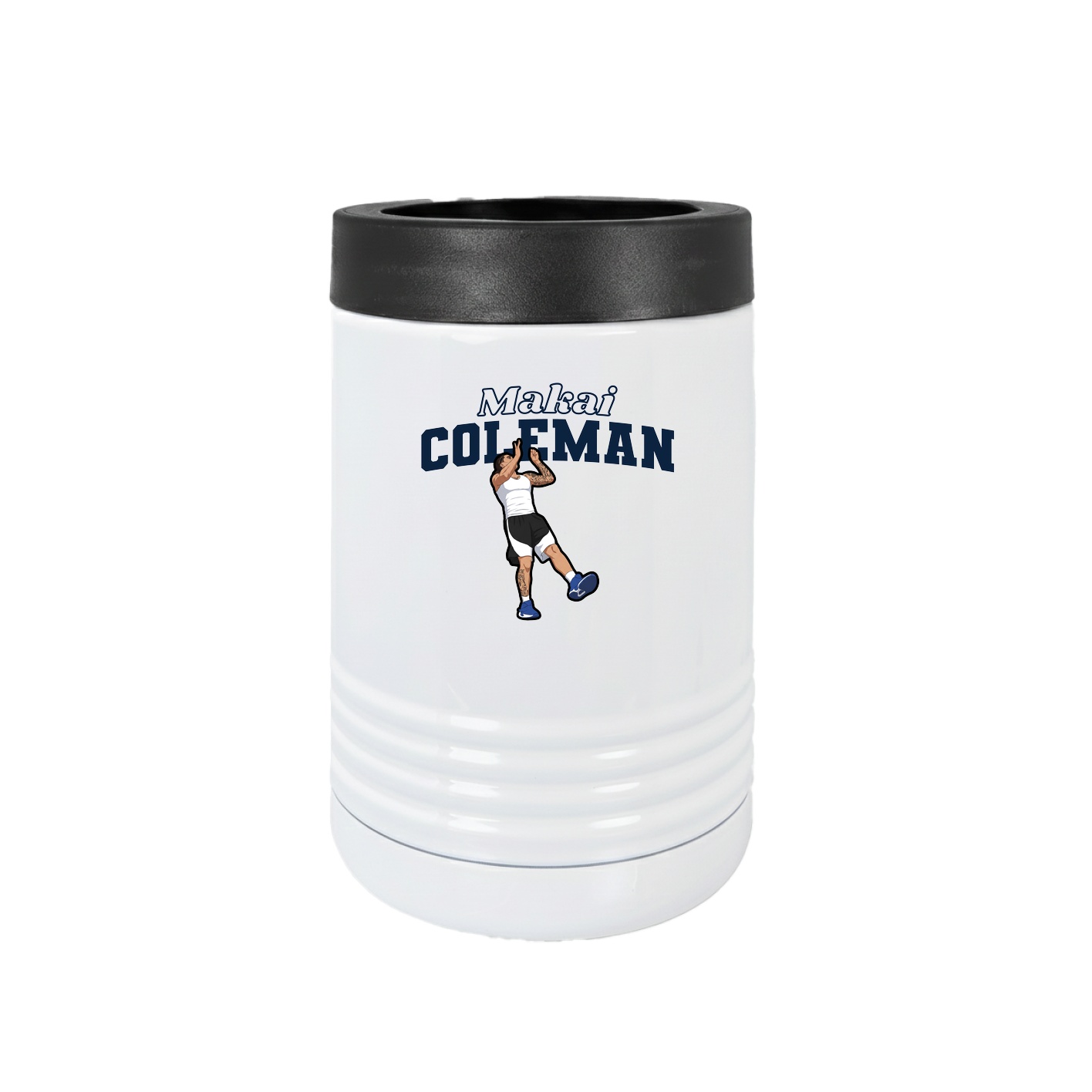 Beverage Holder — Name Arch in White
