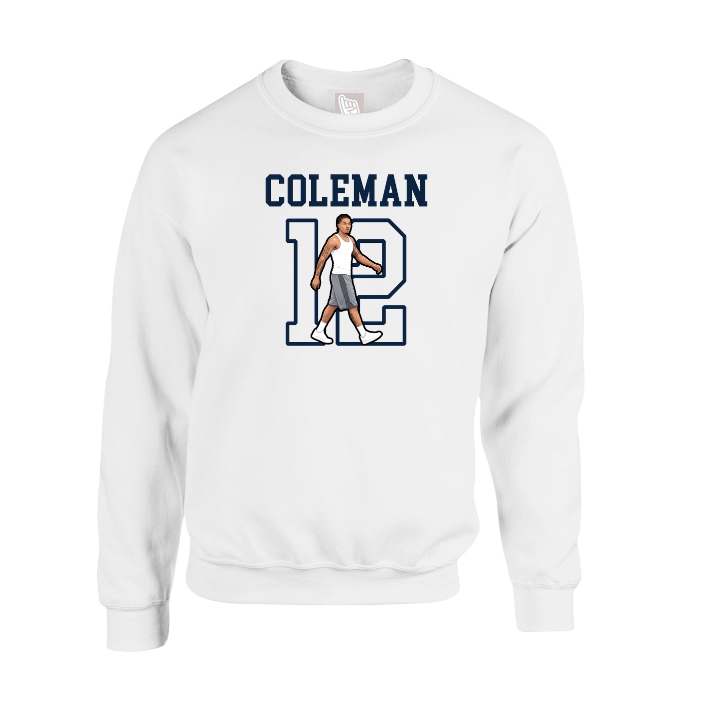 Fleece Crew — Shirsey in White