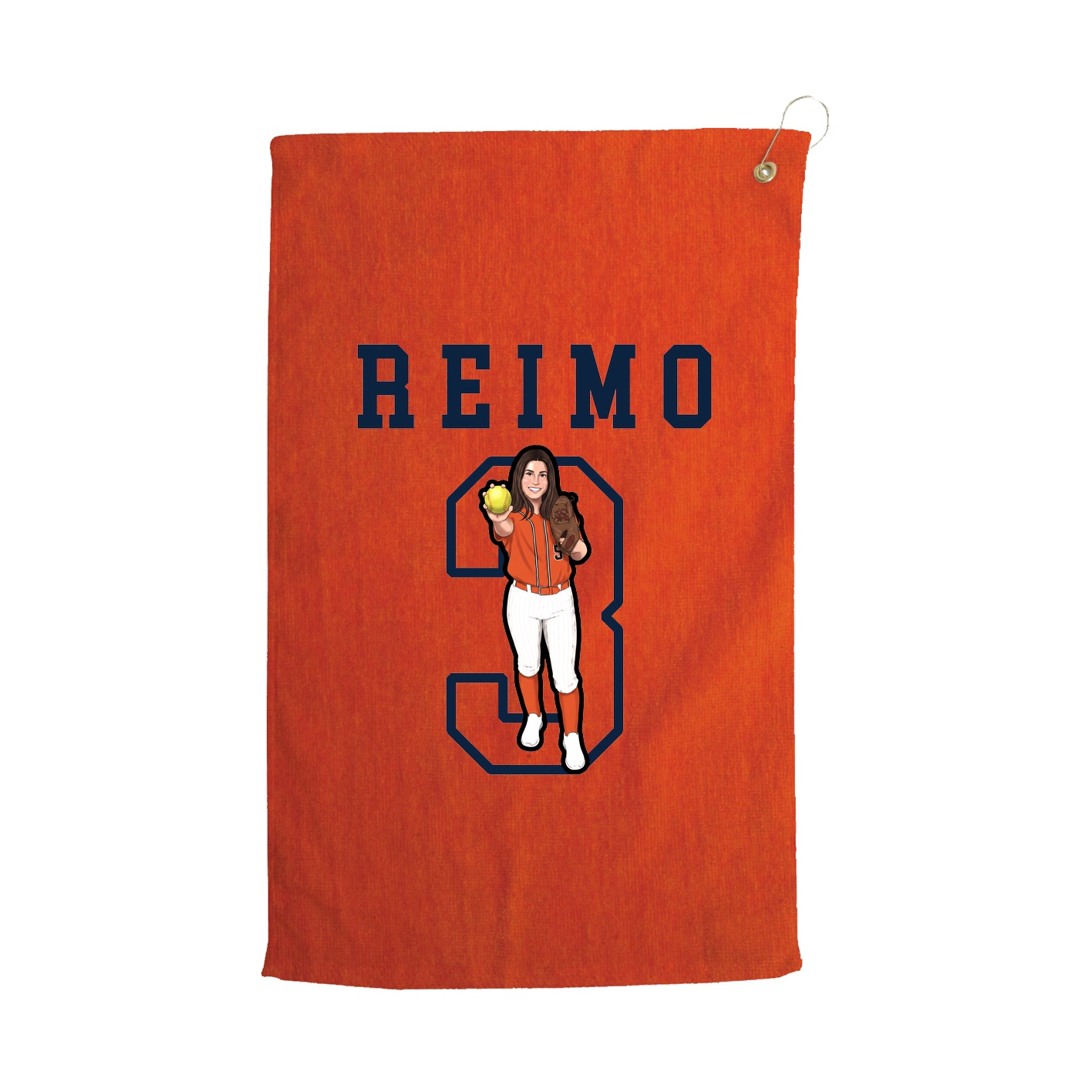 Golf Towel — Shirsey in Orange