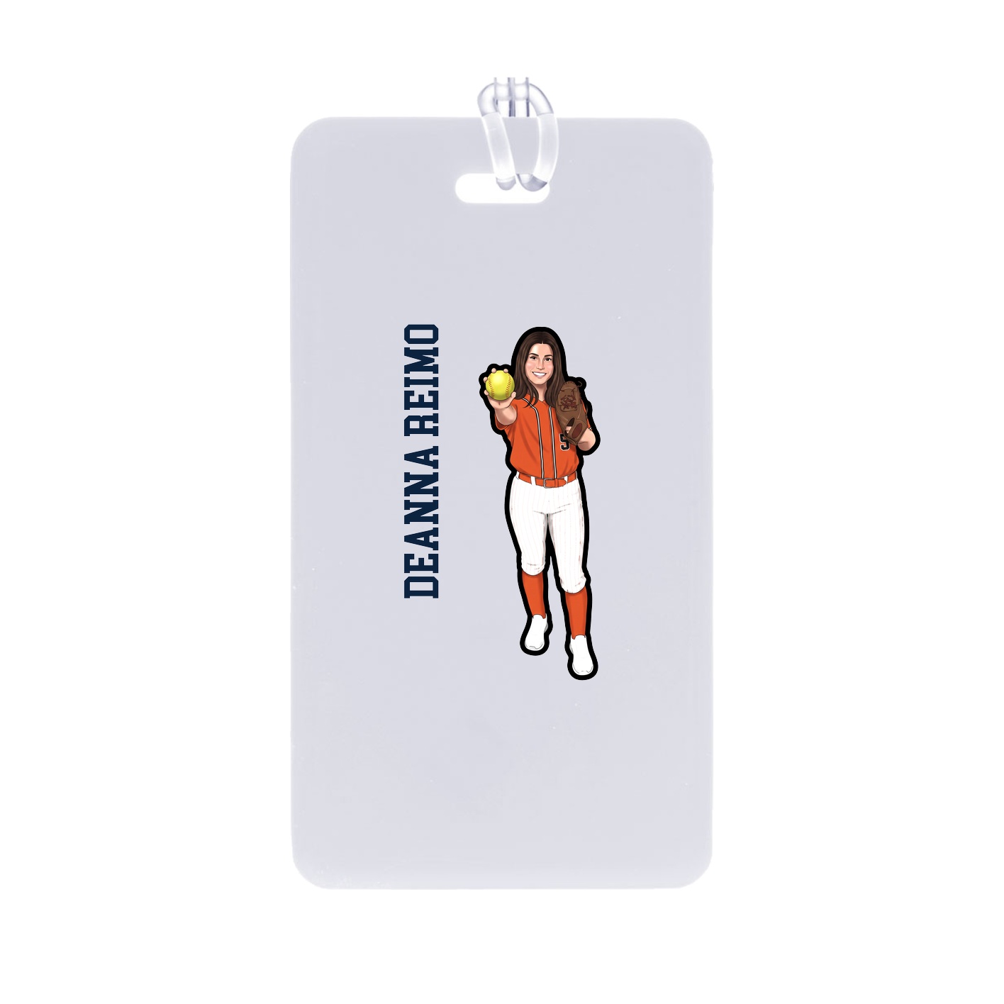 Bag Tag — Name Vertical in Classic