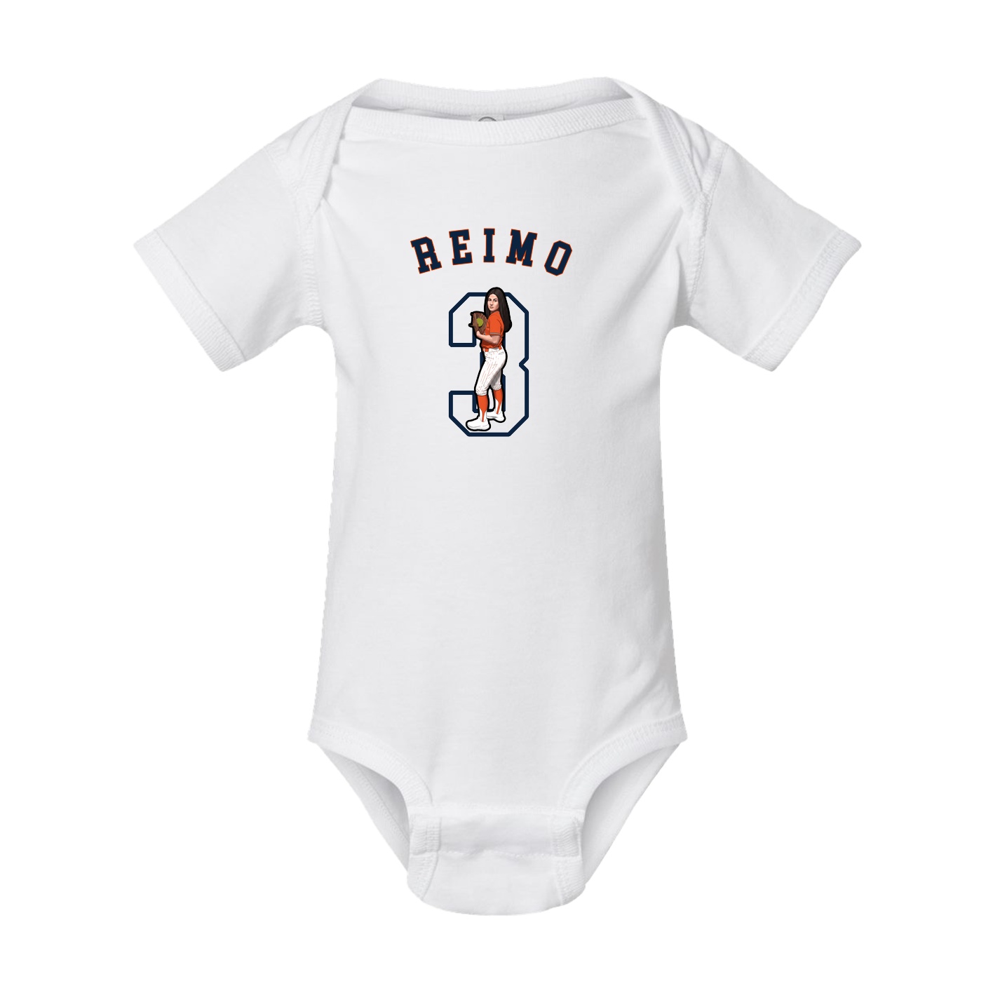 Baby Onesie — Shirsey Arch in White