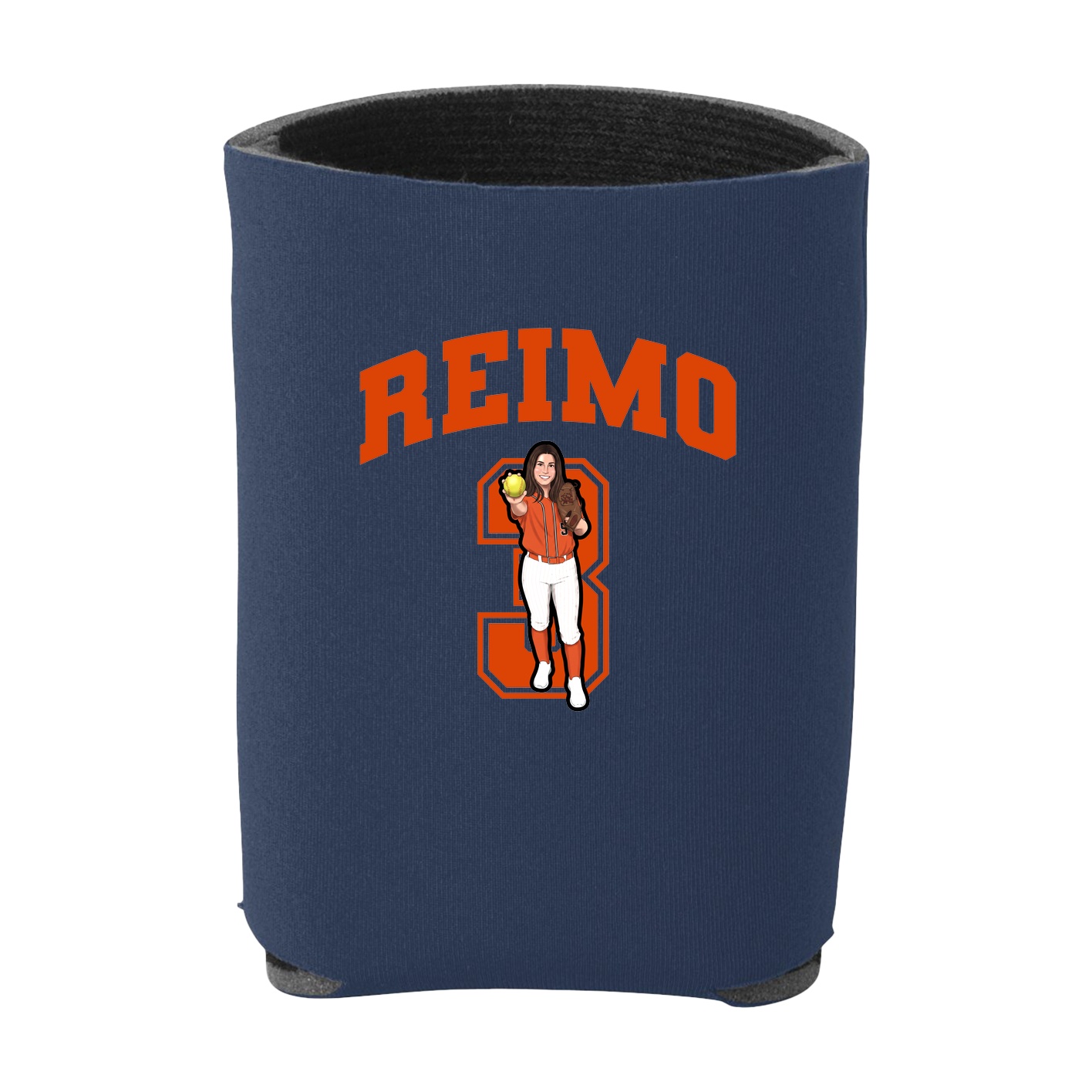 Can Holder — Number in Navy