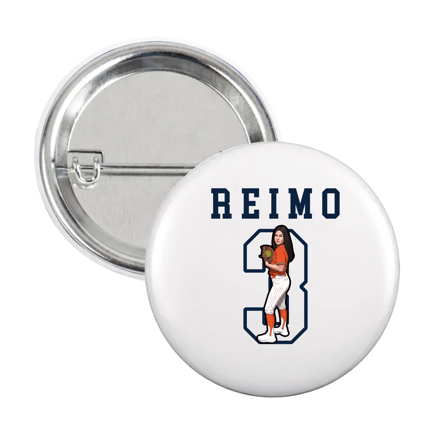 Game Day Button — Shirsey in White