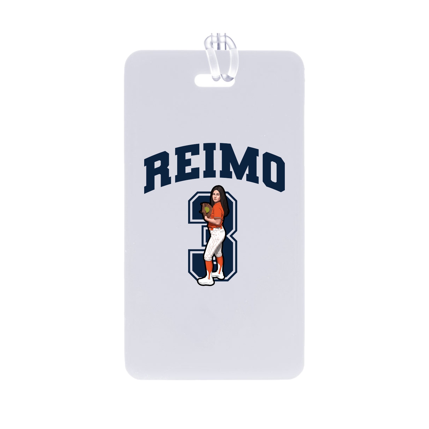 Bag Tag — Number in Classic