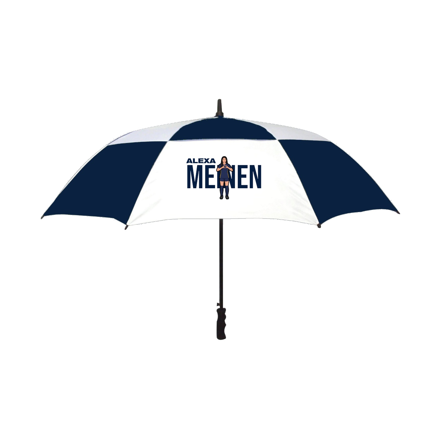 Golf Umbrella — Player Name in Navy
