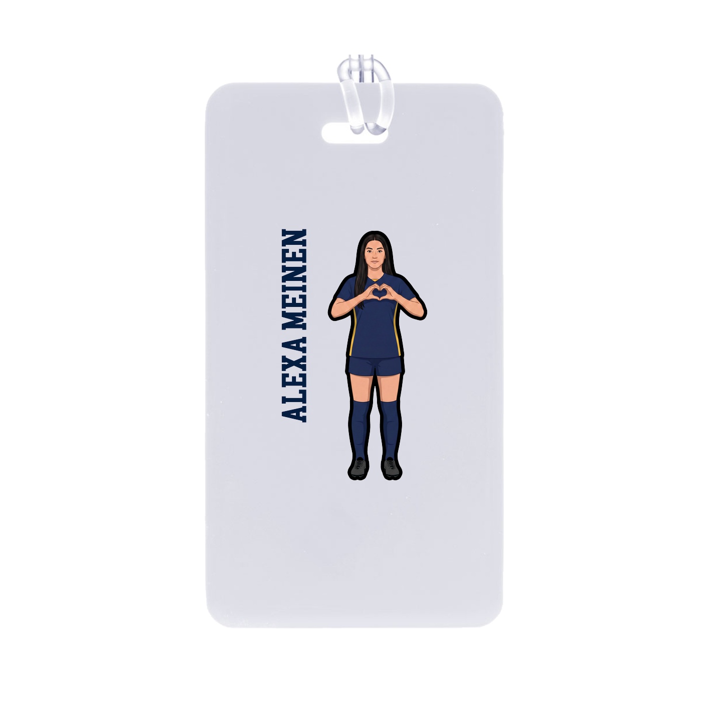 Bag Tag — Name Vertical in Classic