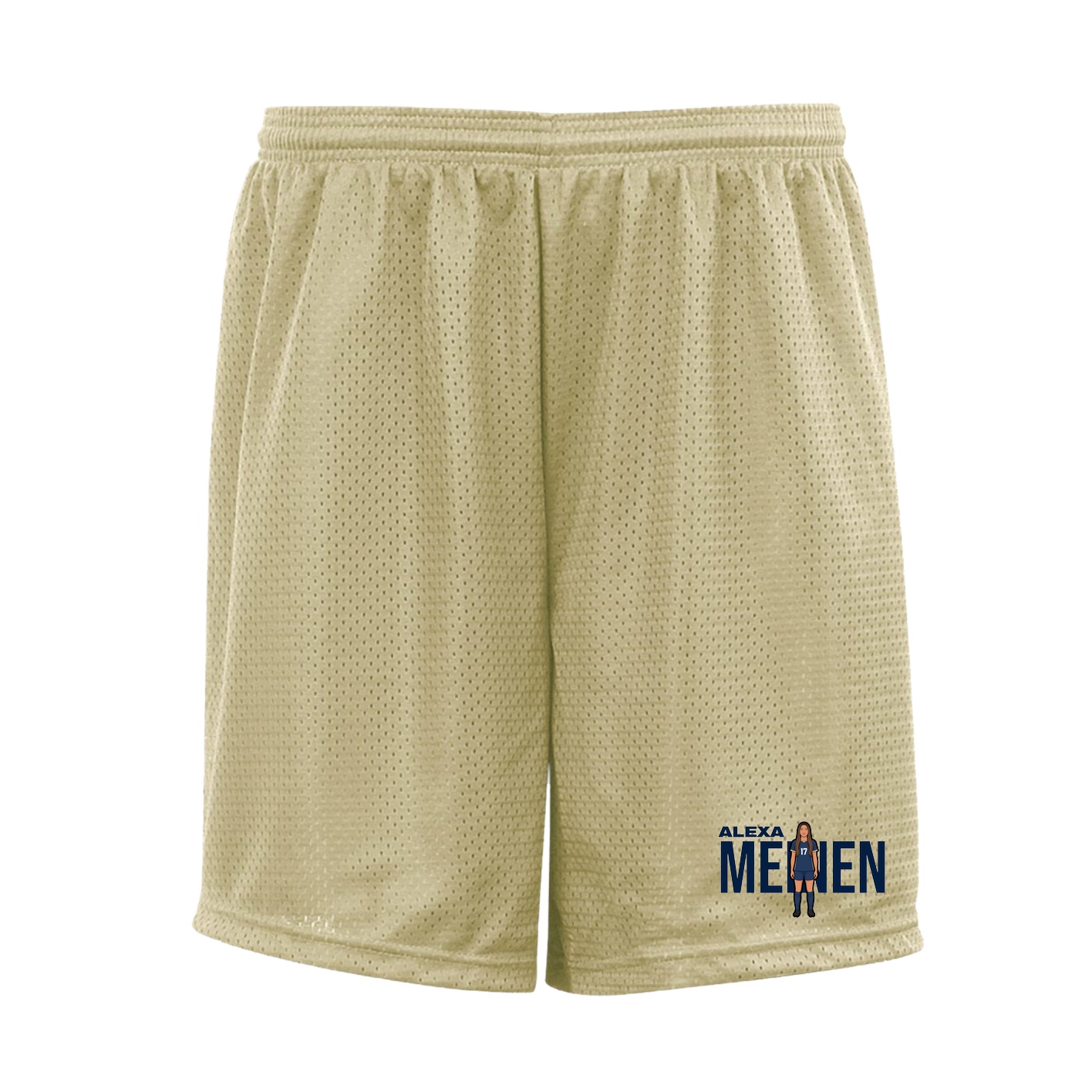 Shorts — Player Name in Vegas Gold