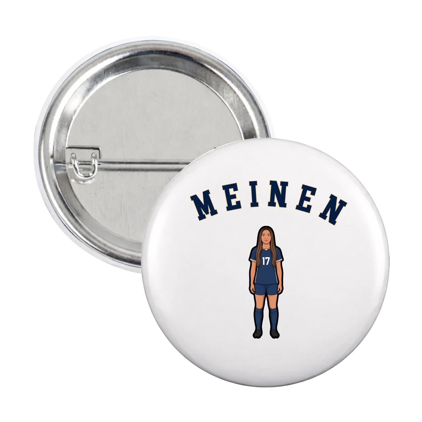 Game Day Button — Shirsey Arch in White