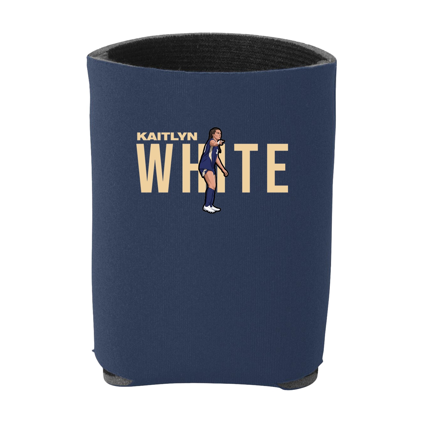 Can Holder — Player Name in Navy
