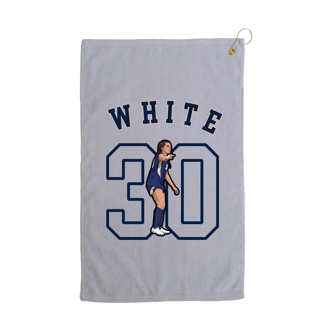 Golf Towel — Shirsey Arch in Grey