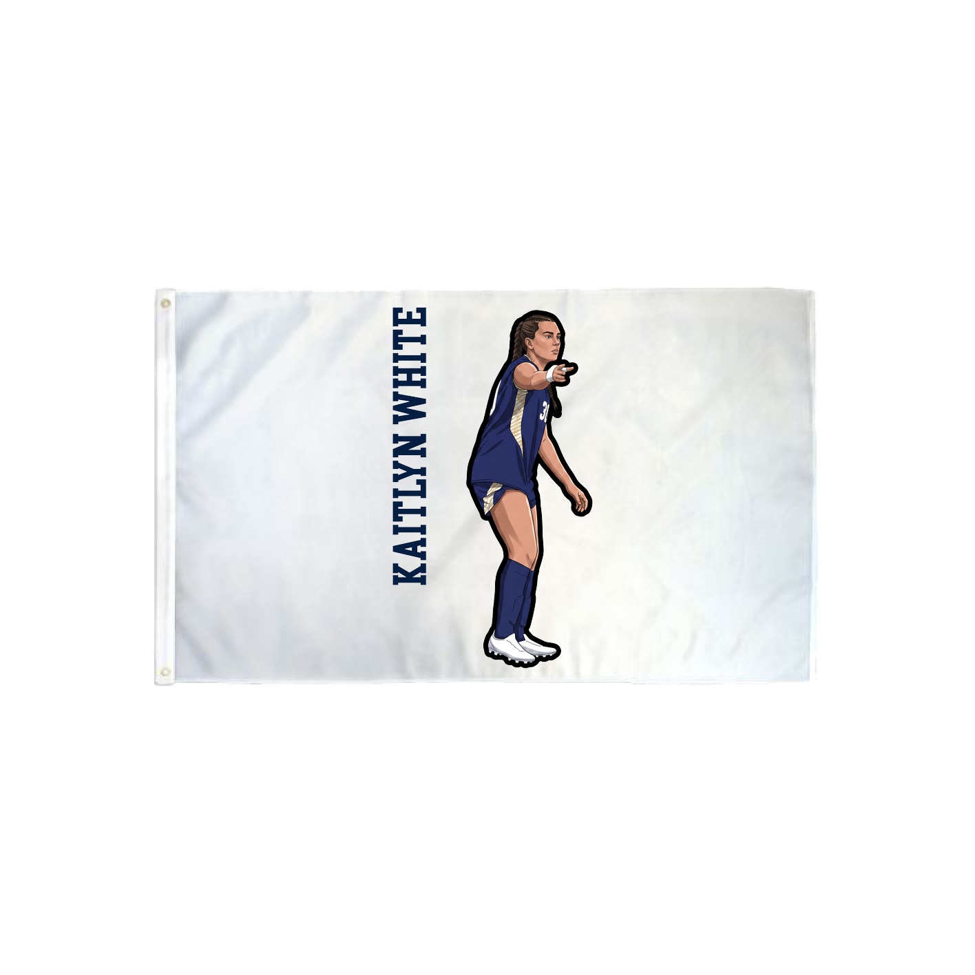 3x5 Flag — Name Vertical in Classic