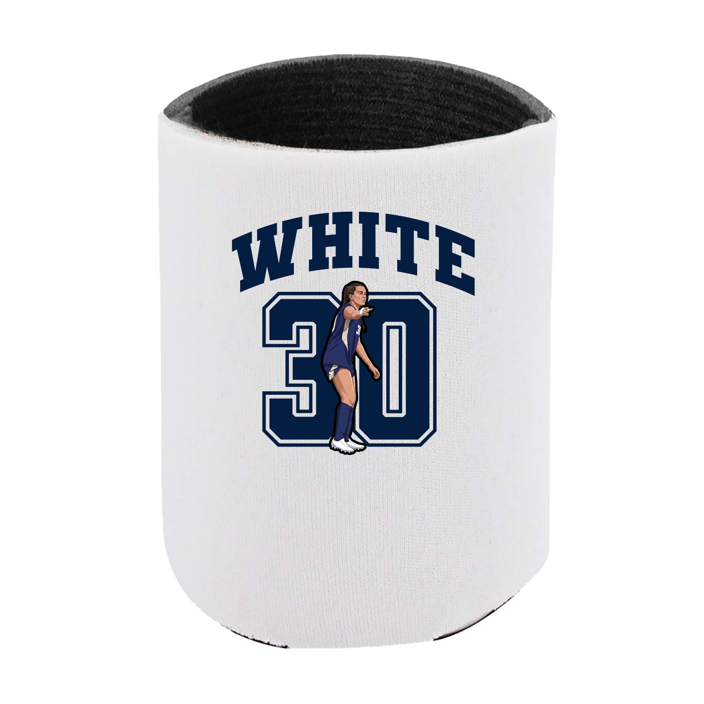 Can Holder — Number in White