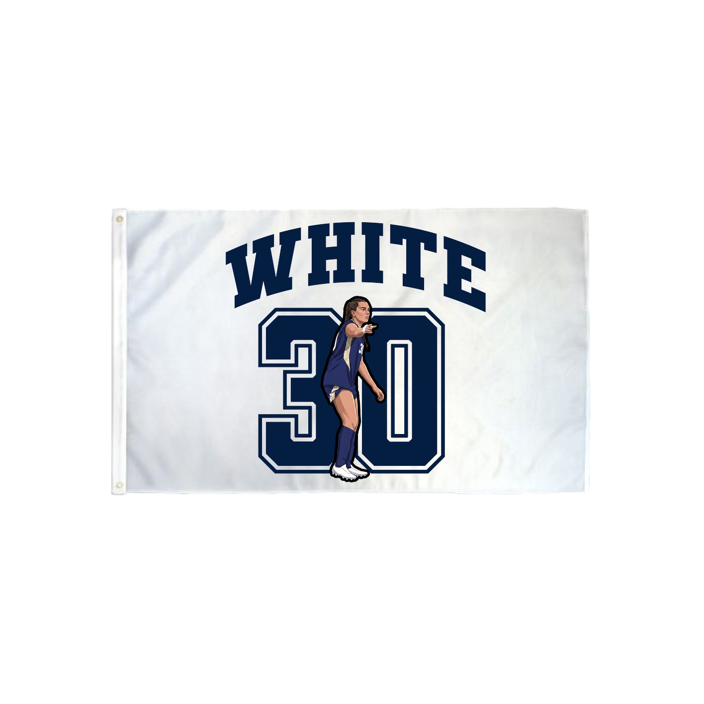 3x5 Flag — Number in Classic