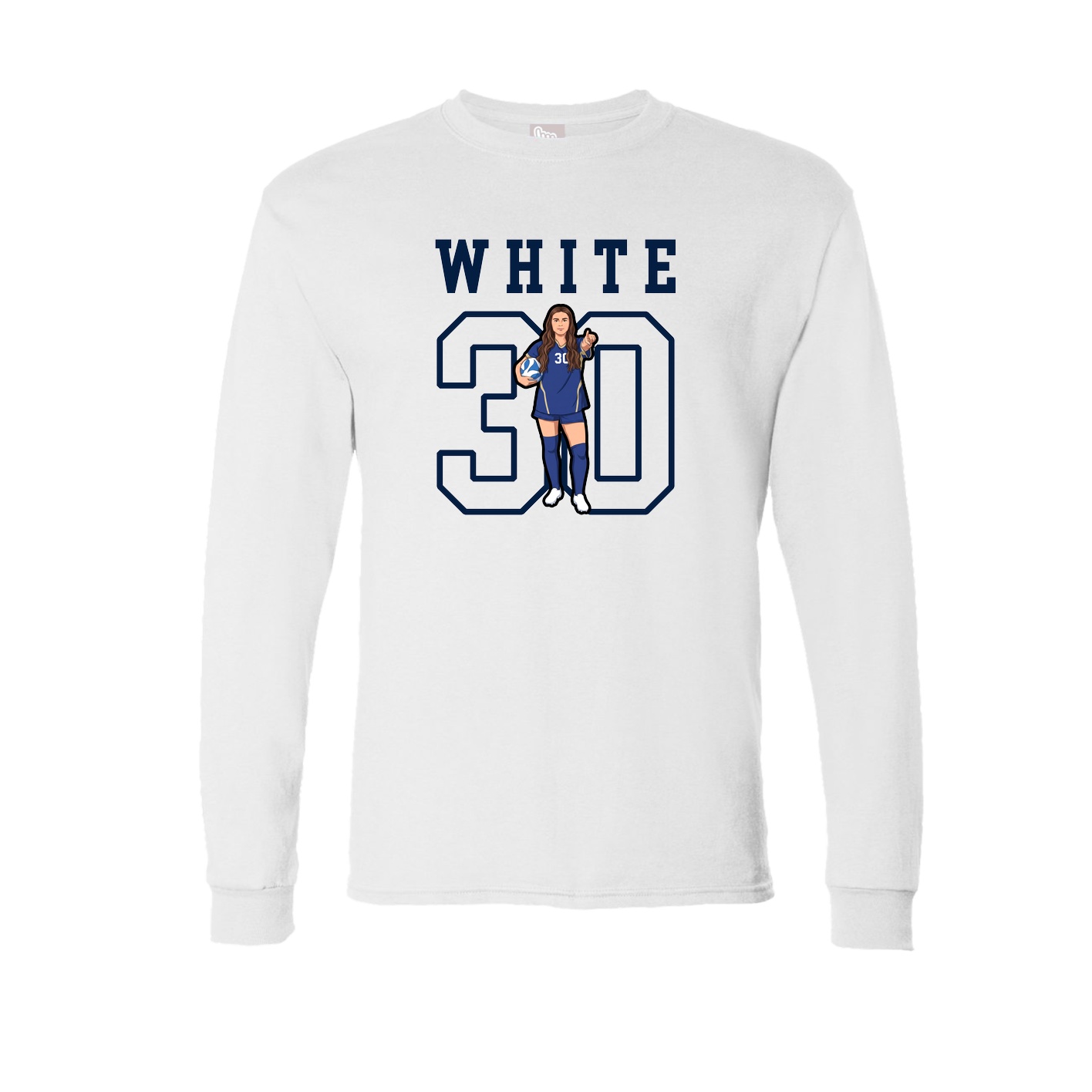 Long Sleeve Tee — Shirsey in White