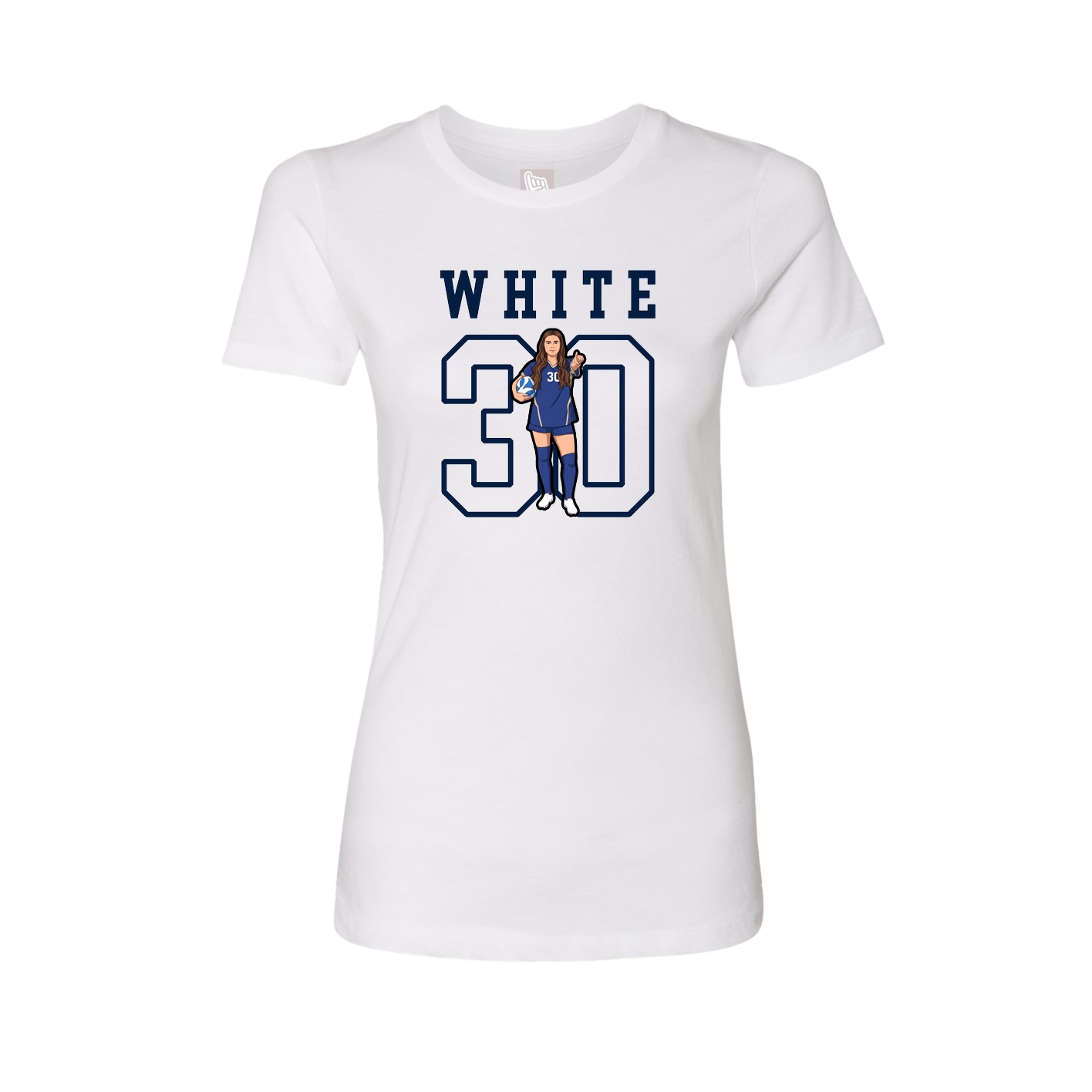 Fitted Women's Tee — Shirsey in White