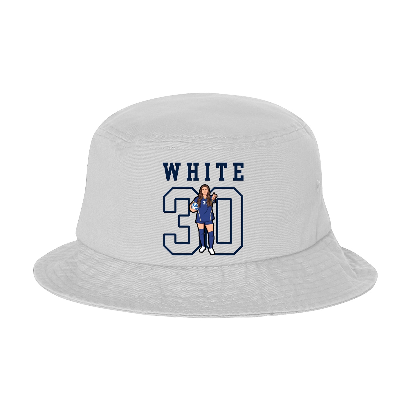 Bucket Cap — Shirsey in White