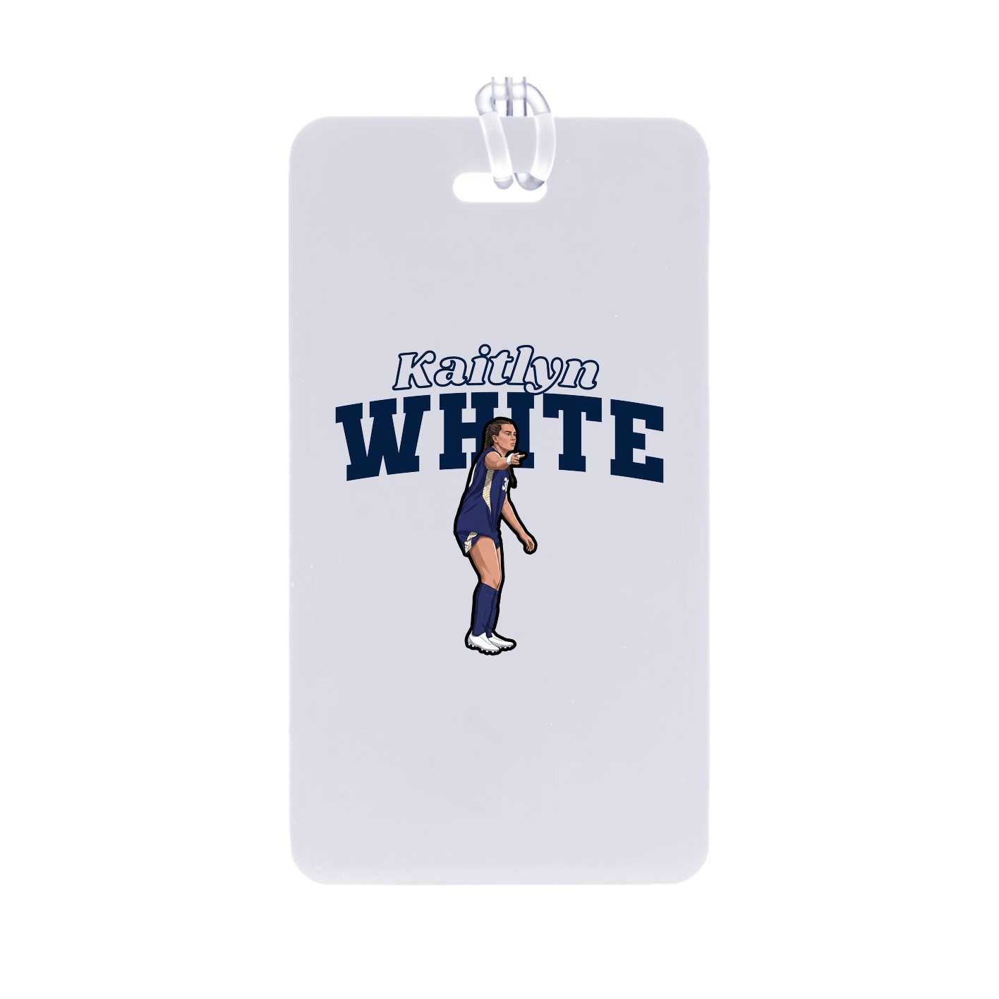 Bag Tag — Name Arch in Classic