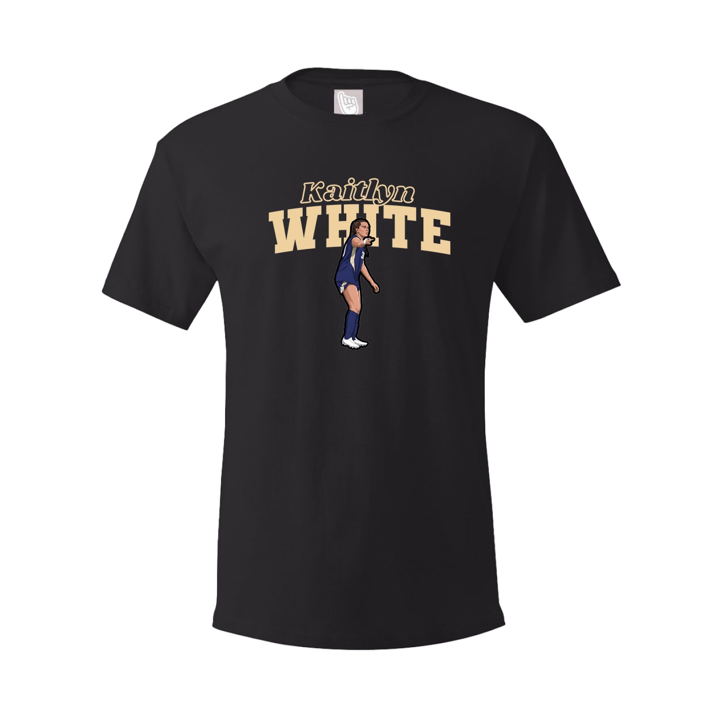 Youth Tee — Name Arch in Black