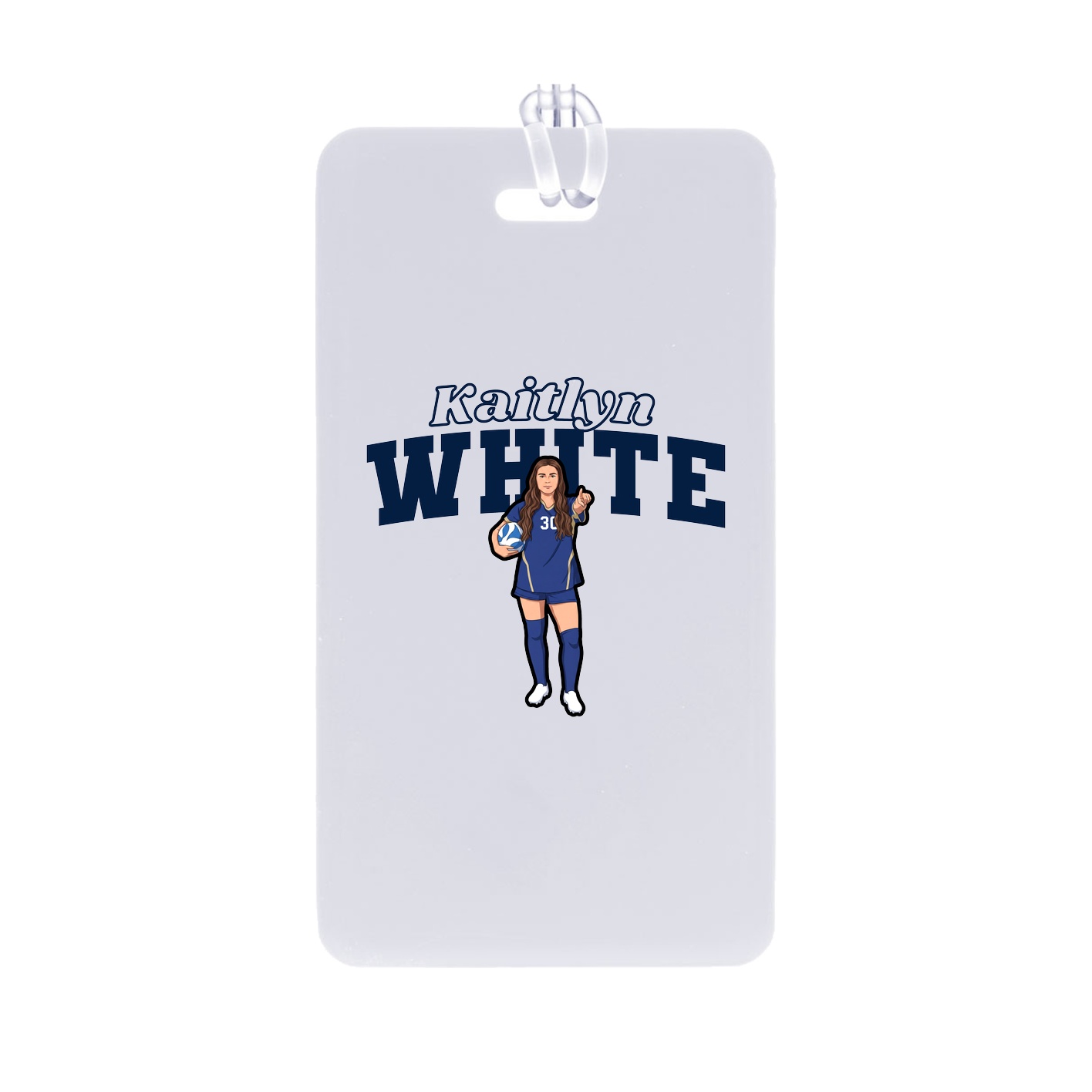 Bag Tag — Name Arch in Classic