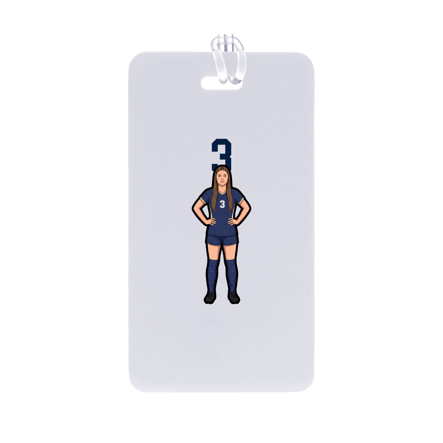 Bag Tag — Number Top in Classic