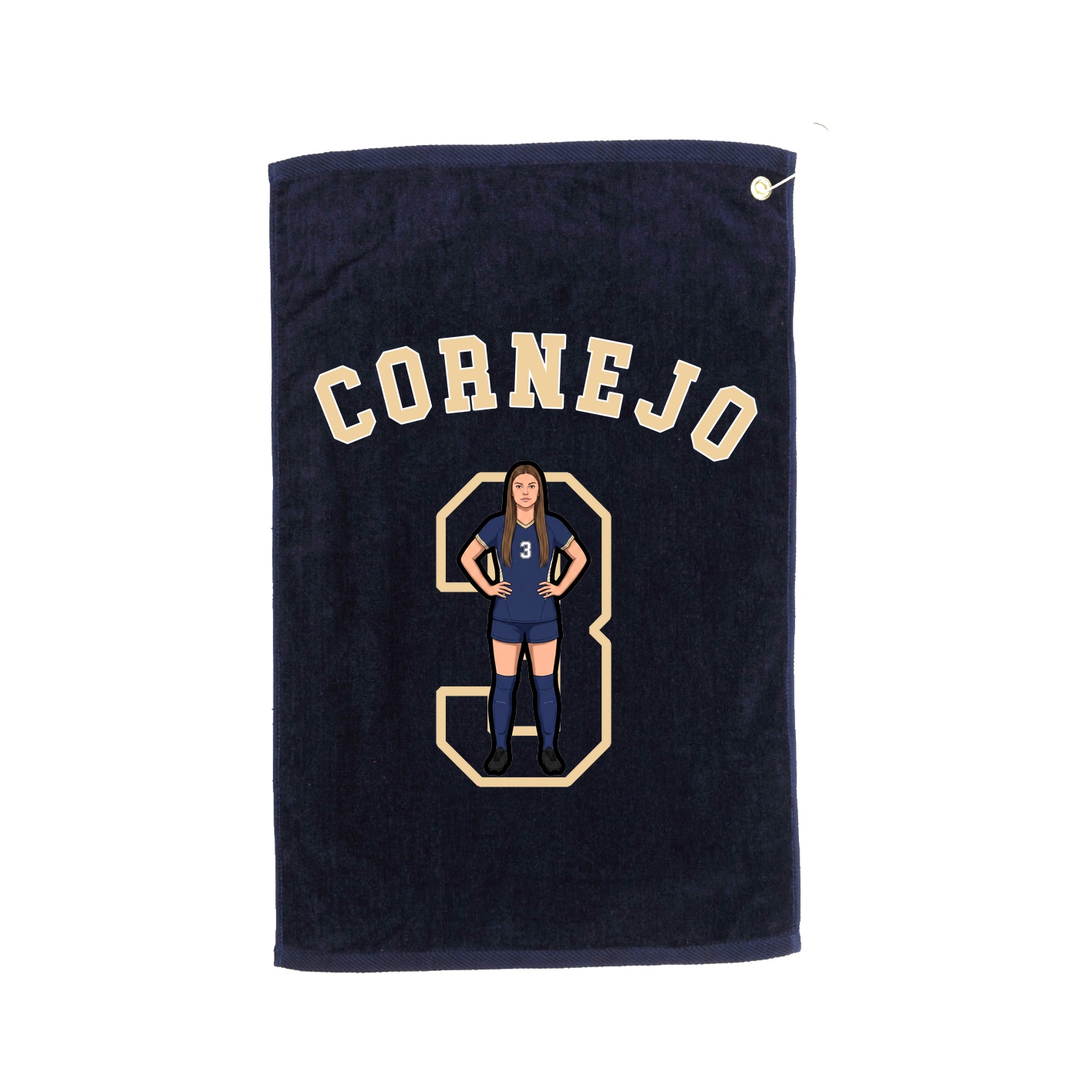 Golf Towel — Shirsey Arch in Navy