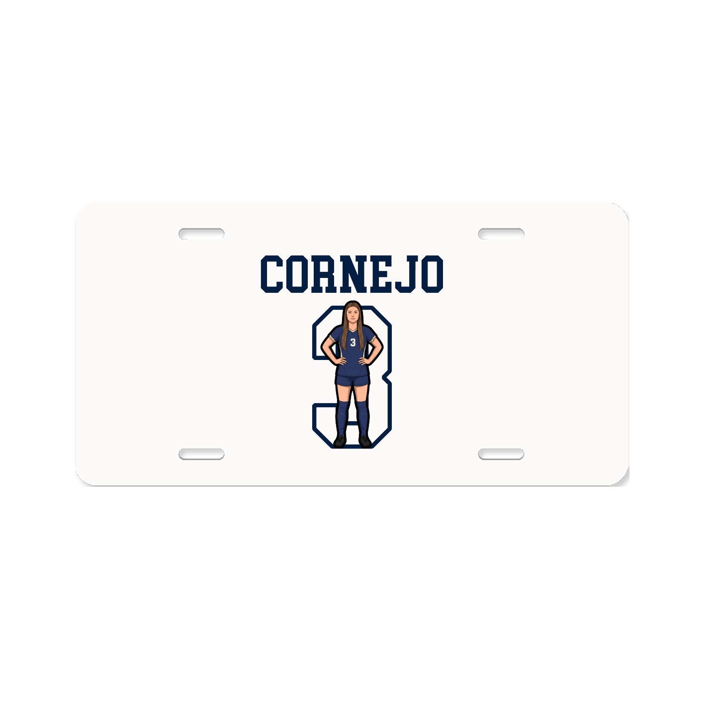 License Plate — Shirsey in Classic
