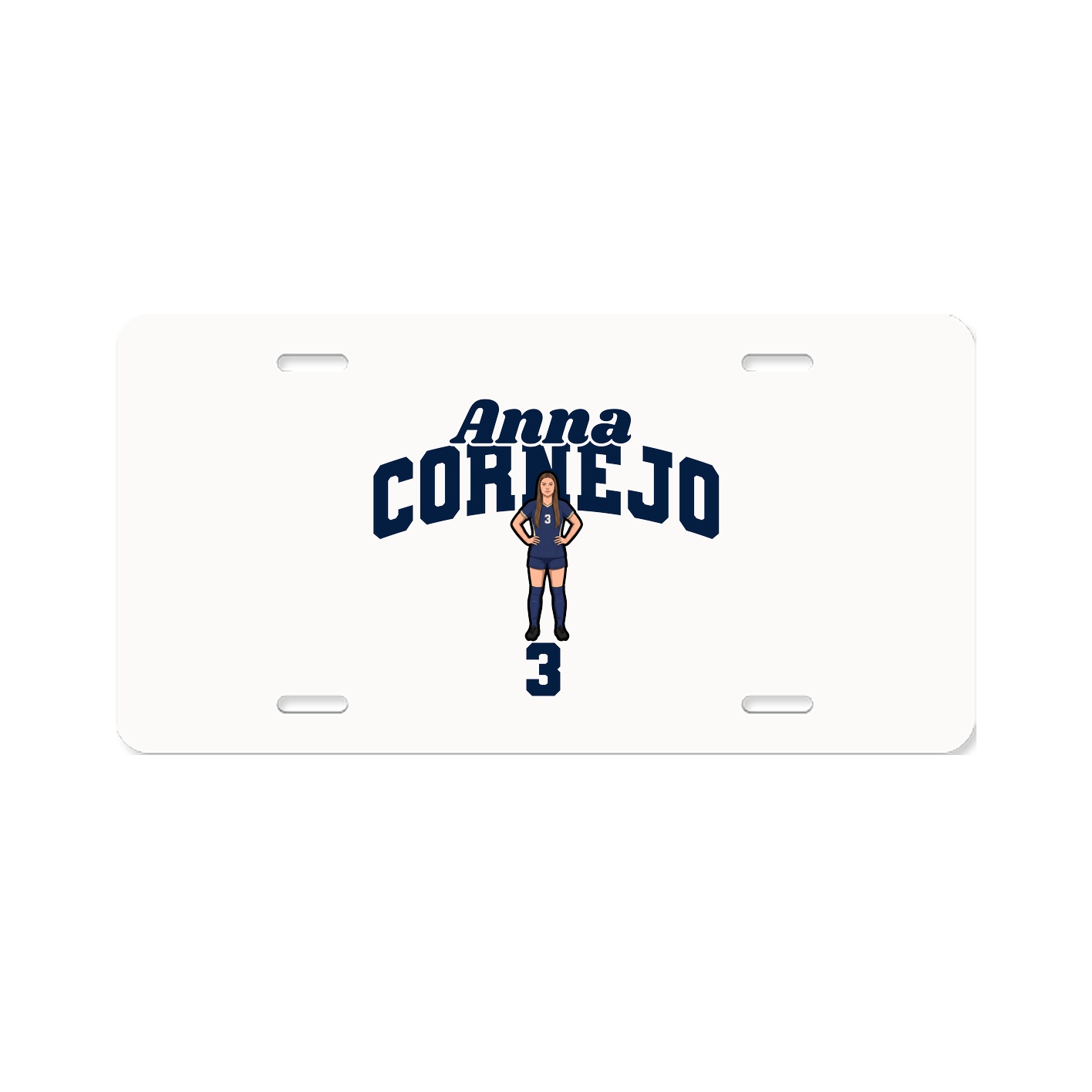 License Plate — Signature Arch in Classic