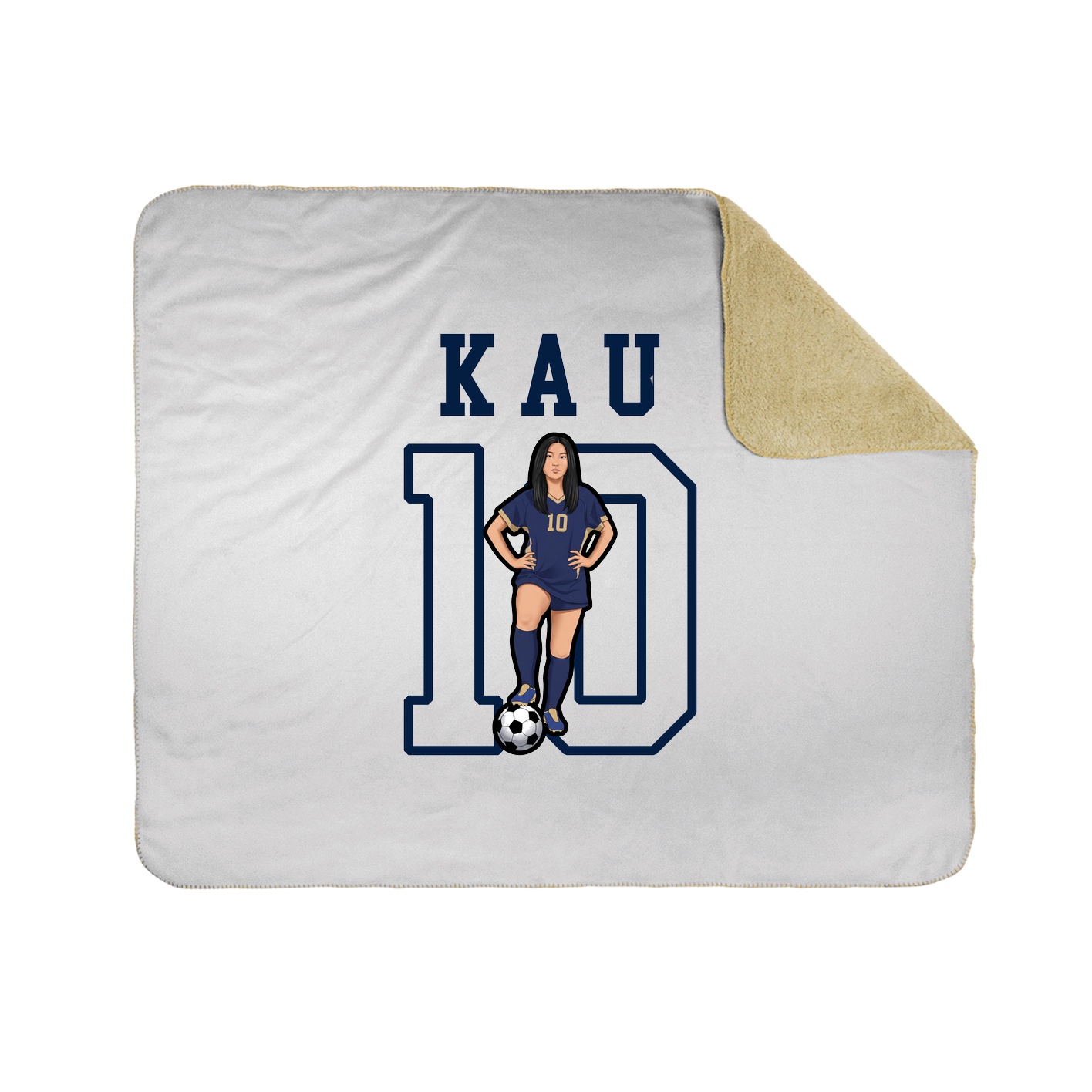 Throw Blanket — Shirsey in White