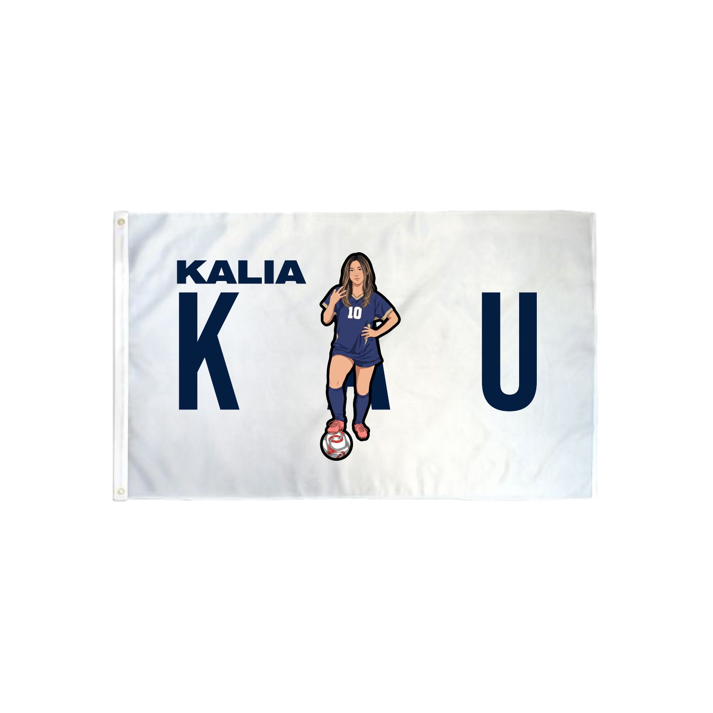 3x5 Flag — Player Name in Classic