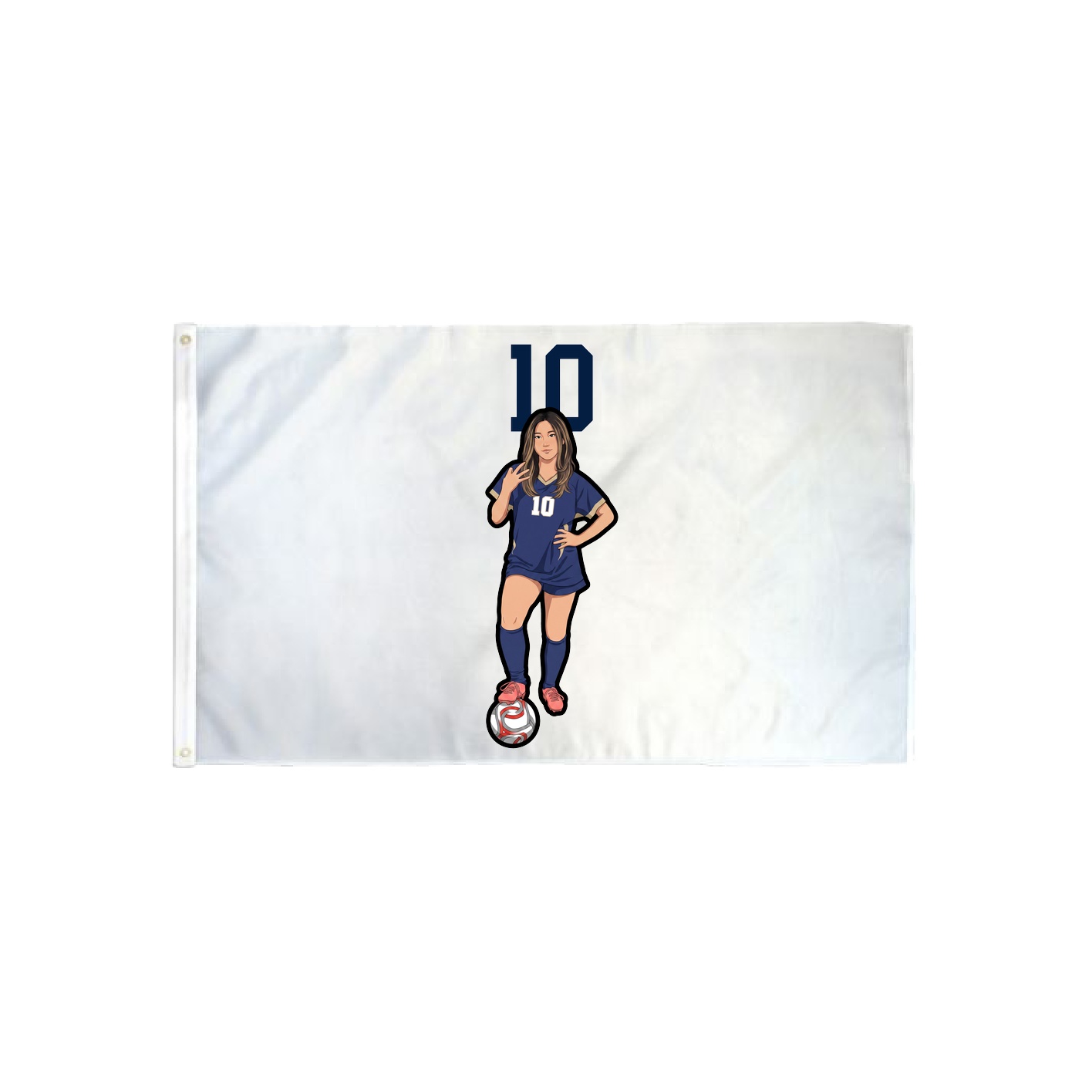 3x5 Flag — Number Top in Classic