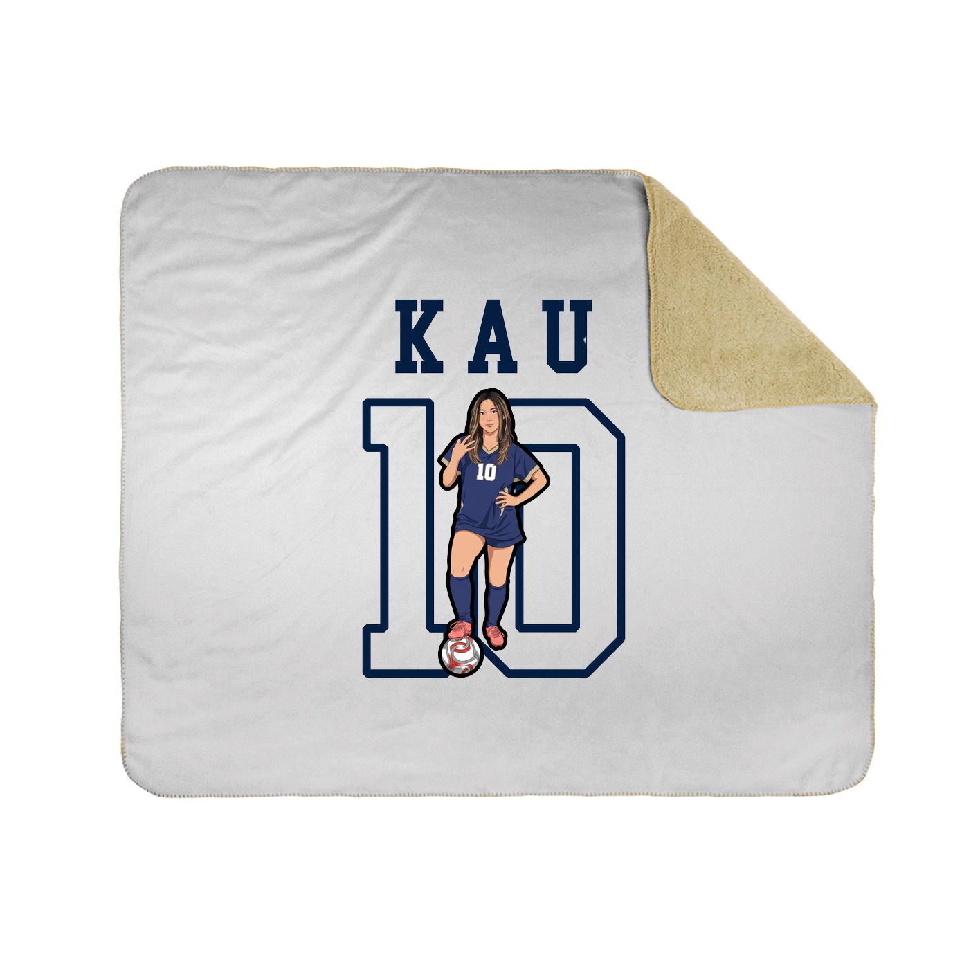 Throw Blanket — Shirsey in White