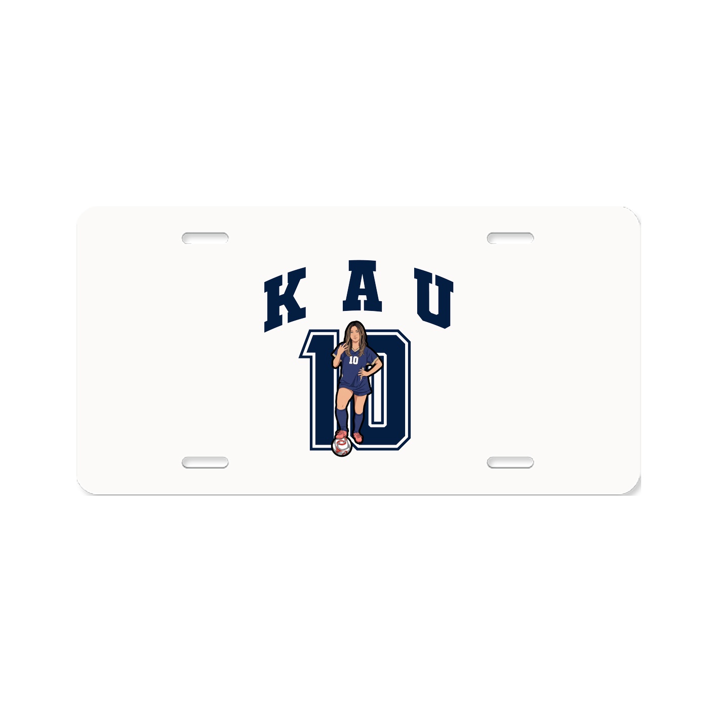 License Plate — Number in Classic