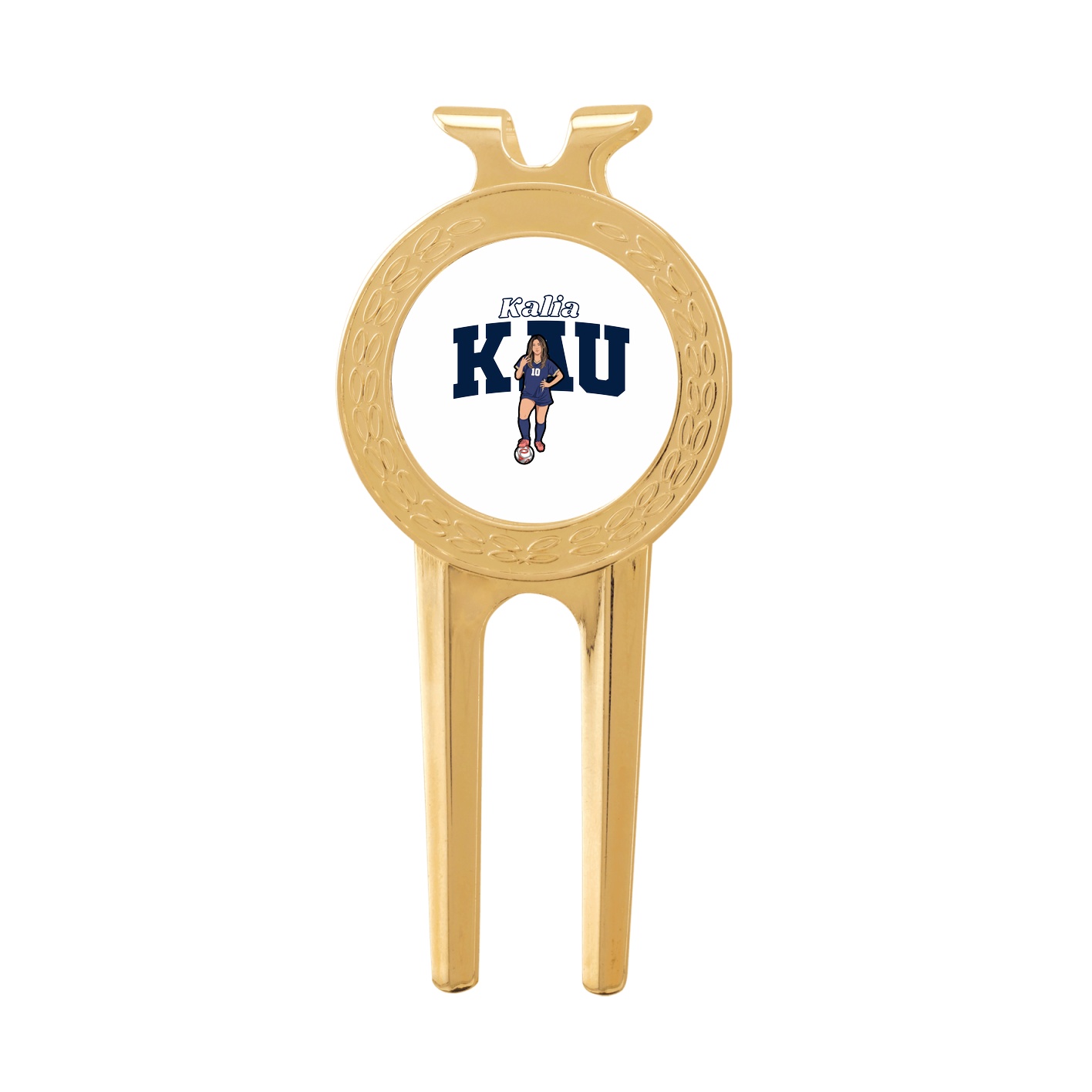 Divot Tool with Ball Marker — Name Arch in Classic
