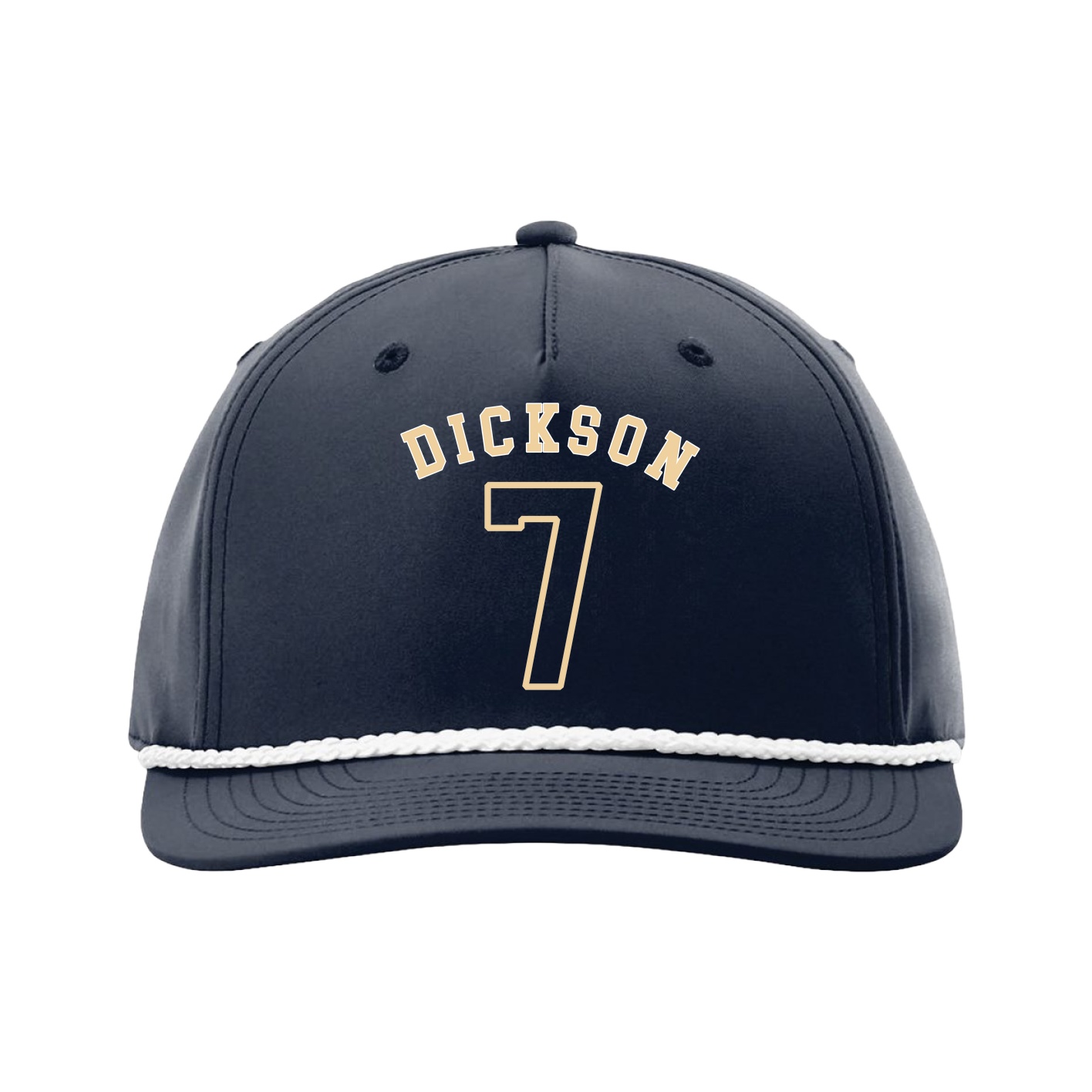 Five-Panel Classic Rope Cap — Shirsey Arch in Navy