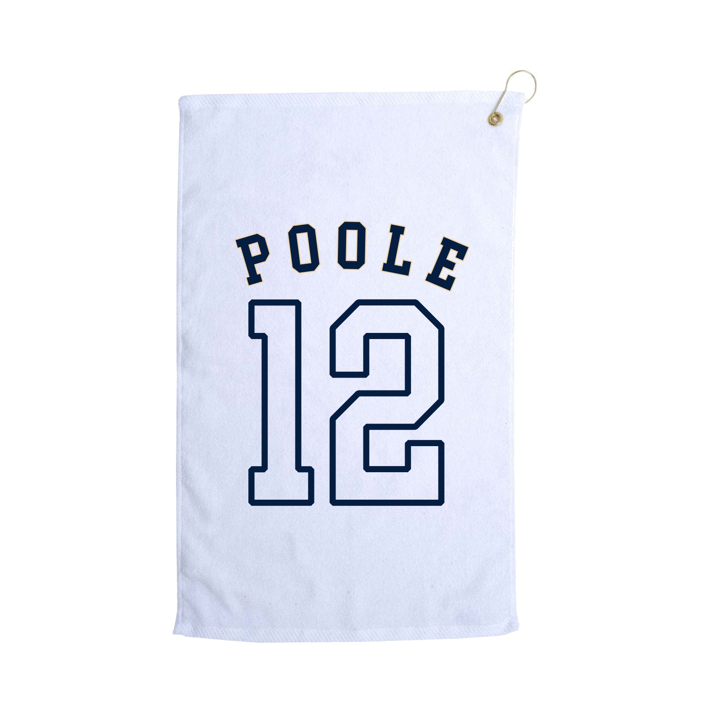 Golf Towel — Shirsey Arch in White