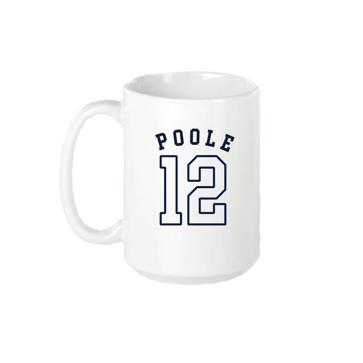 15oz Coffee Mug — Shirsey Arch in White