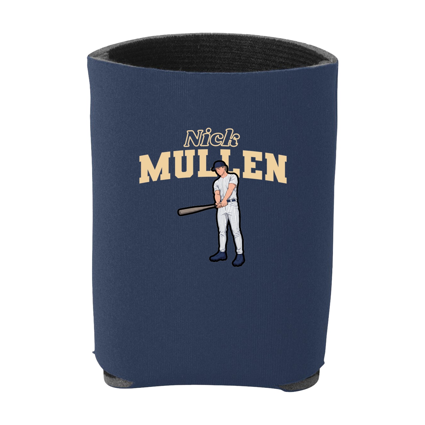 Can Holder — Name Arch in Navy