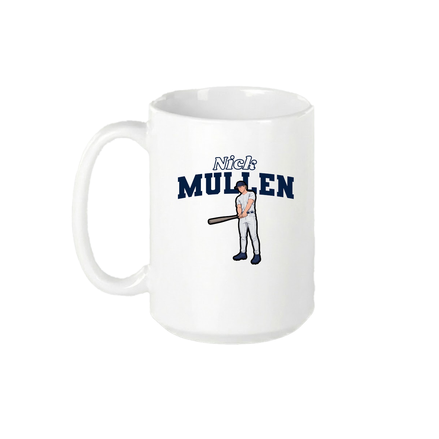 15oz Coffee Mug — Name Arch in White