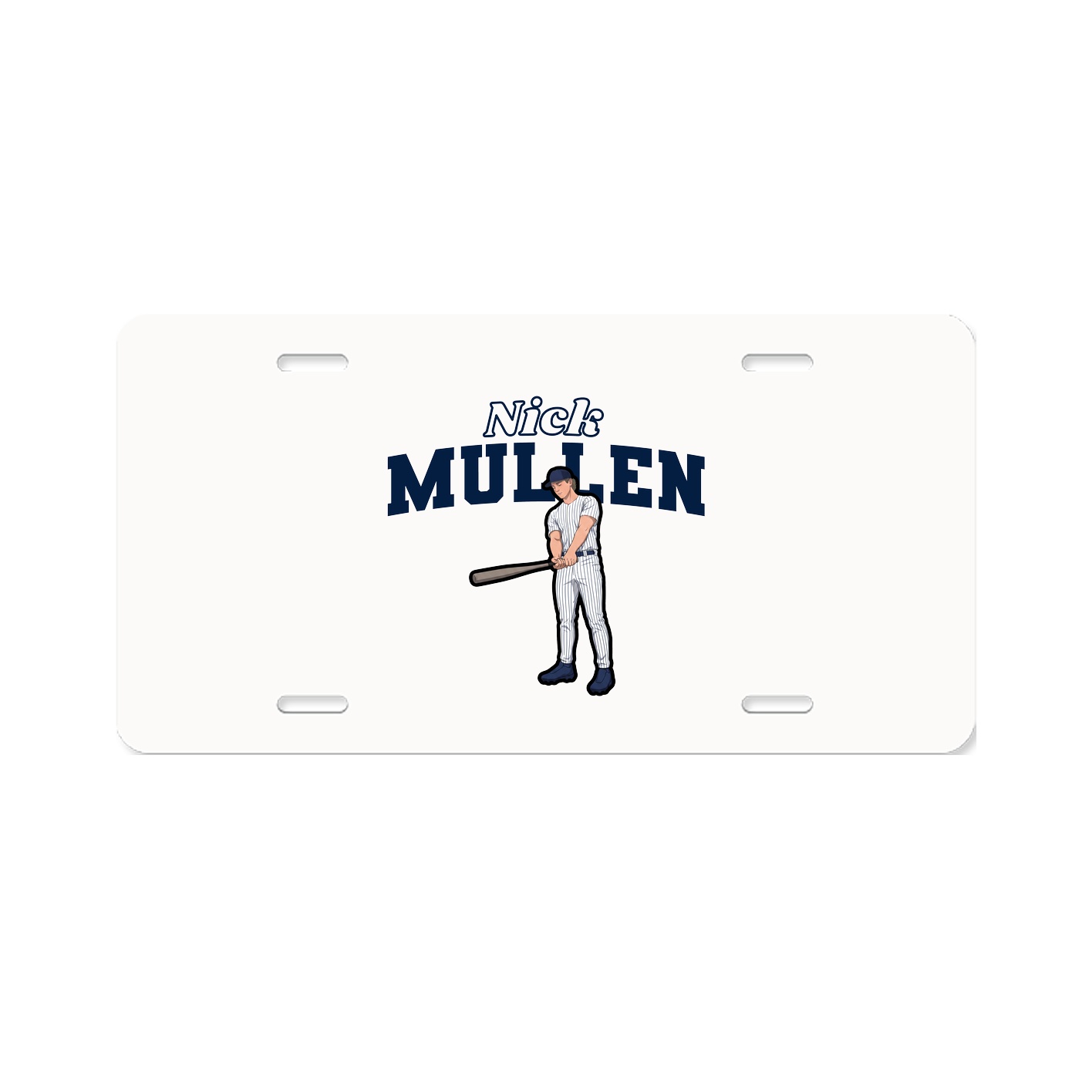 License Plate — Name Arch in Classic