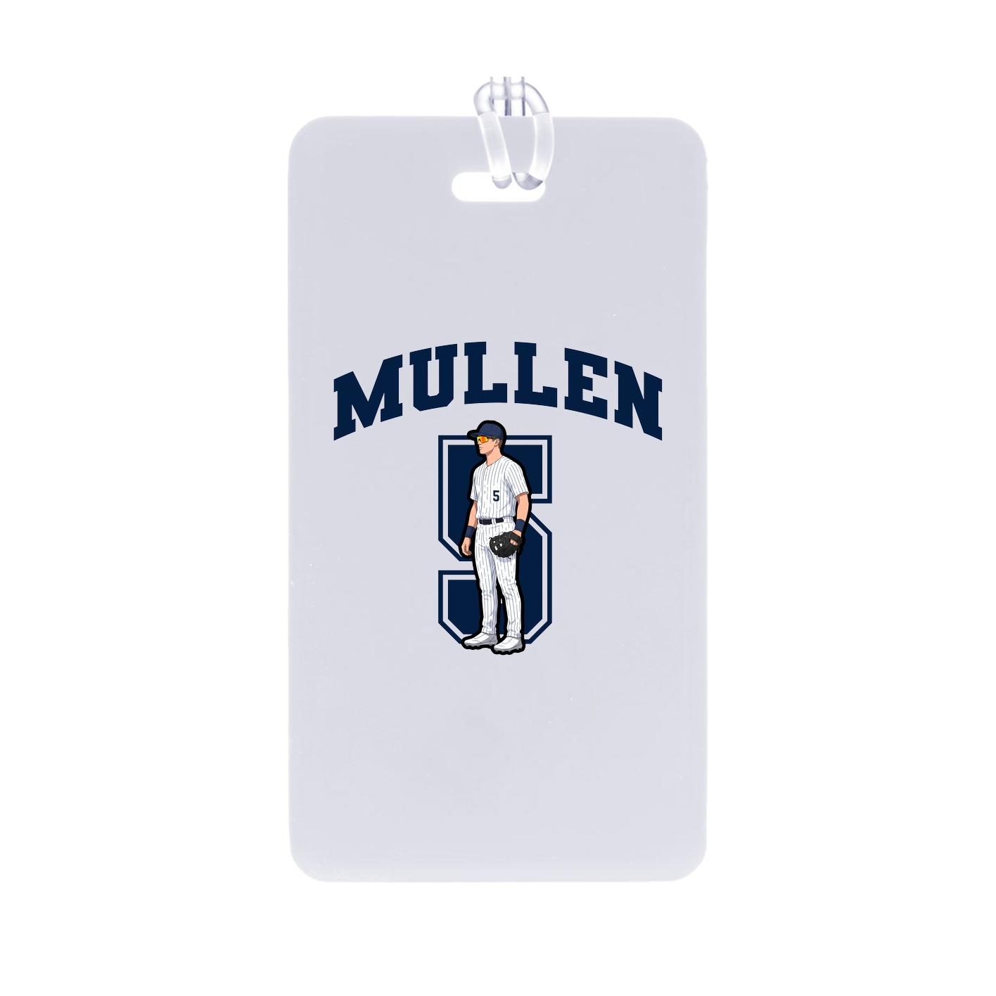 Bag Tag — Number in Classic