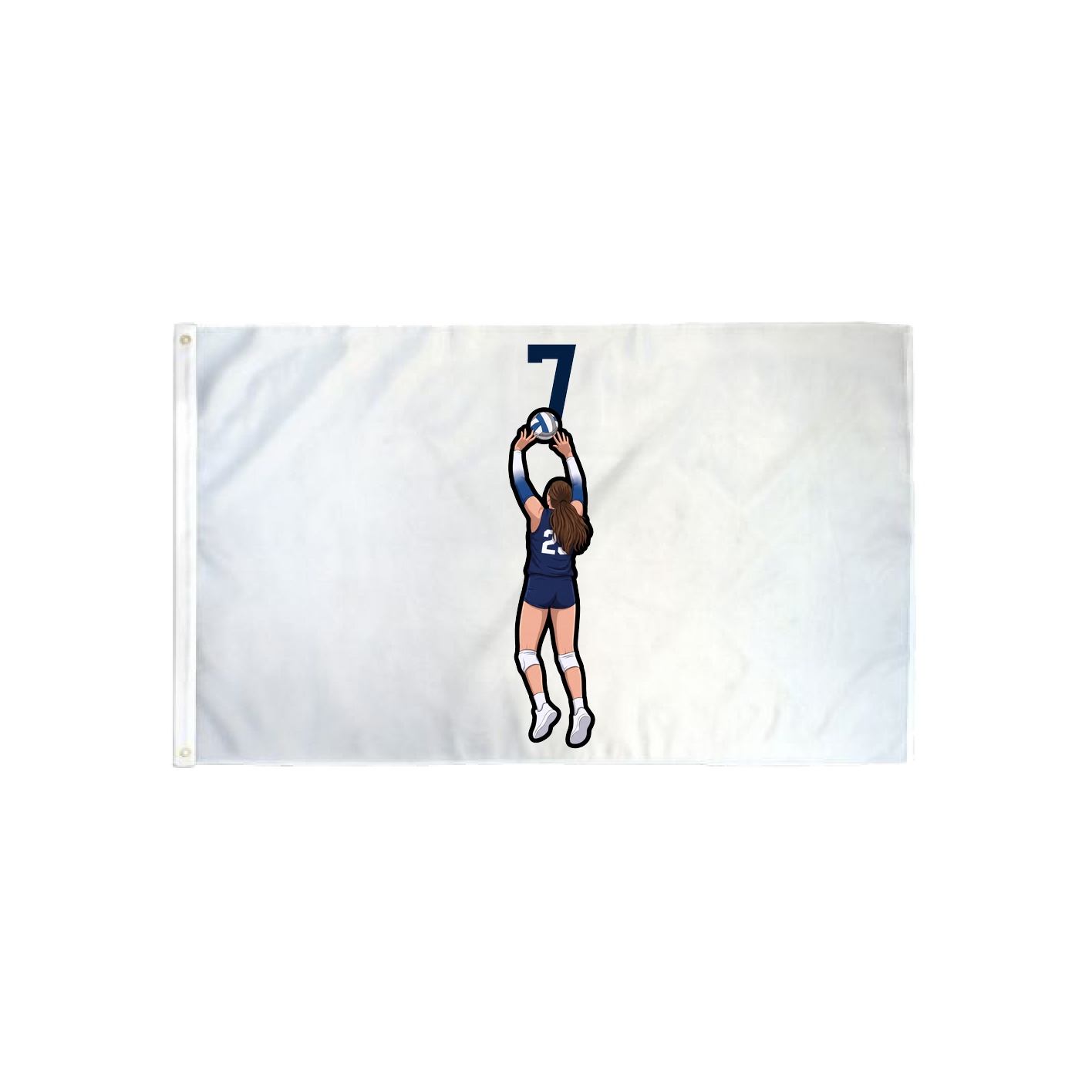 3x5 Flag — Number Top in Classic