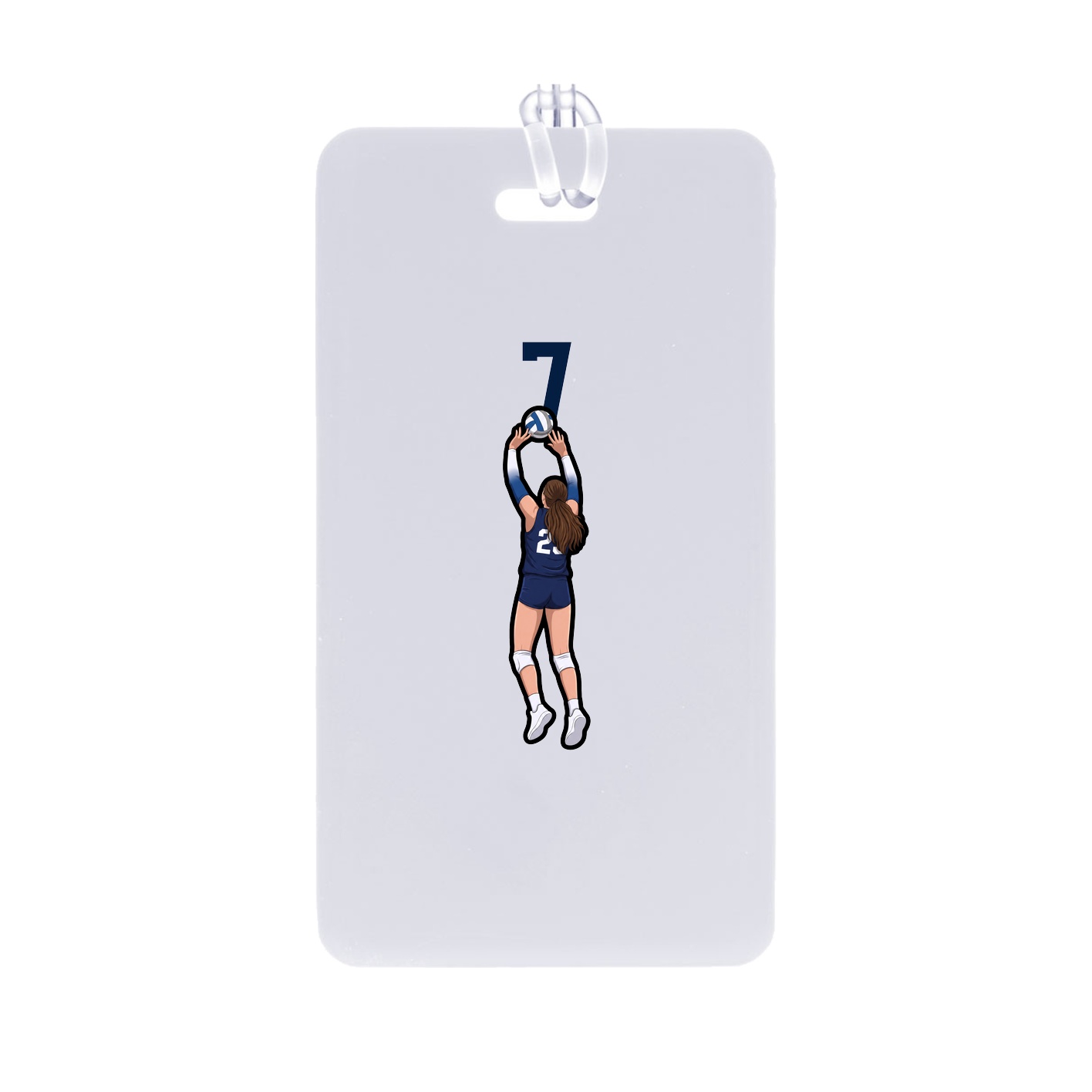 Bag Tag — Number Top in Classic