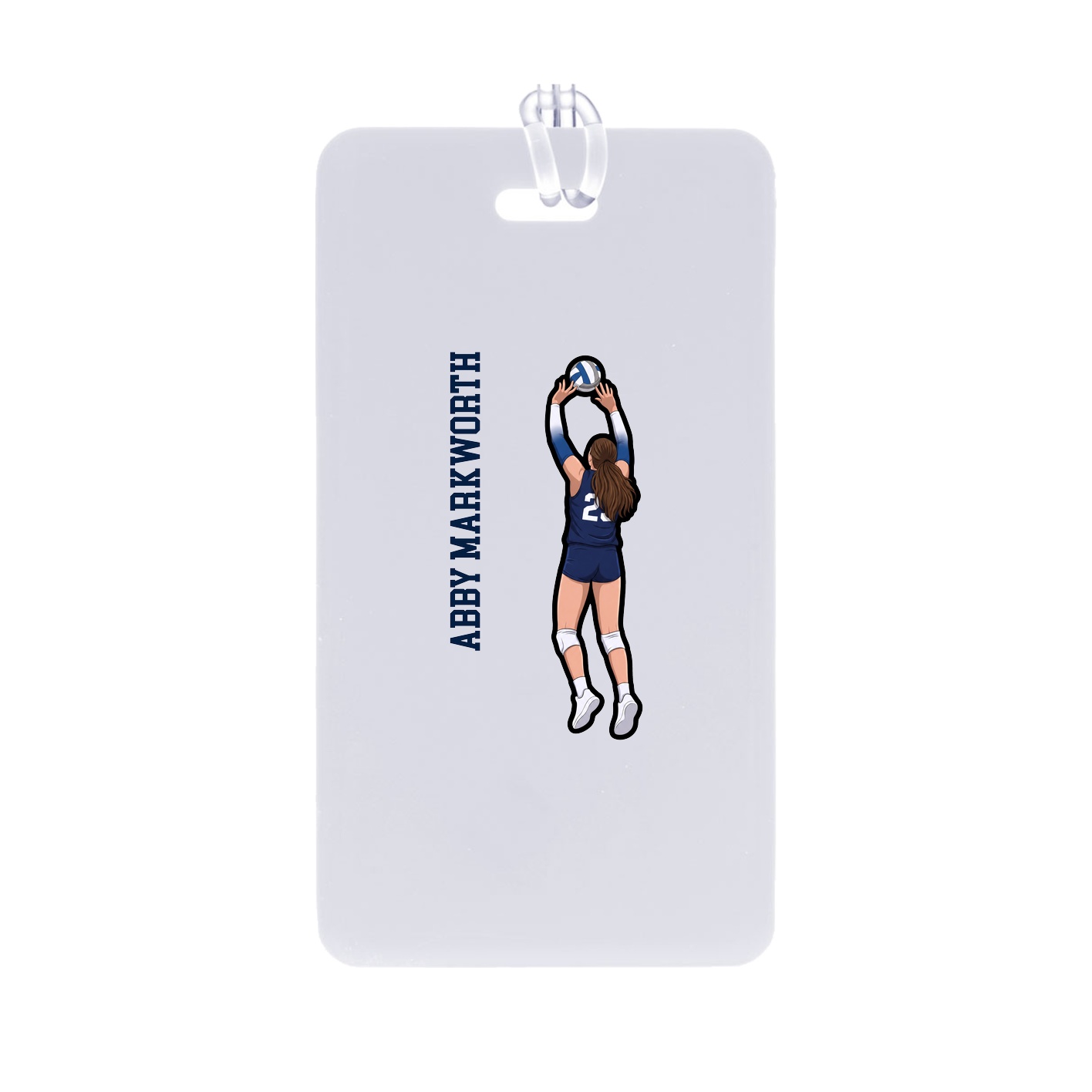 Bag Tag — Name Vertical in Classic