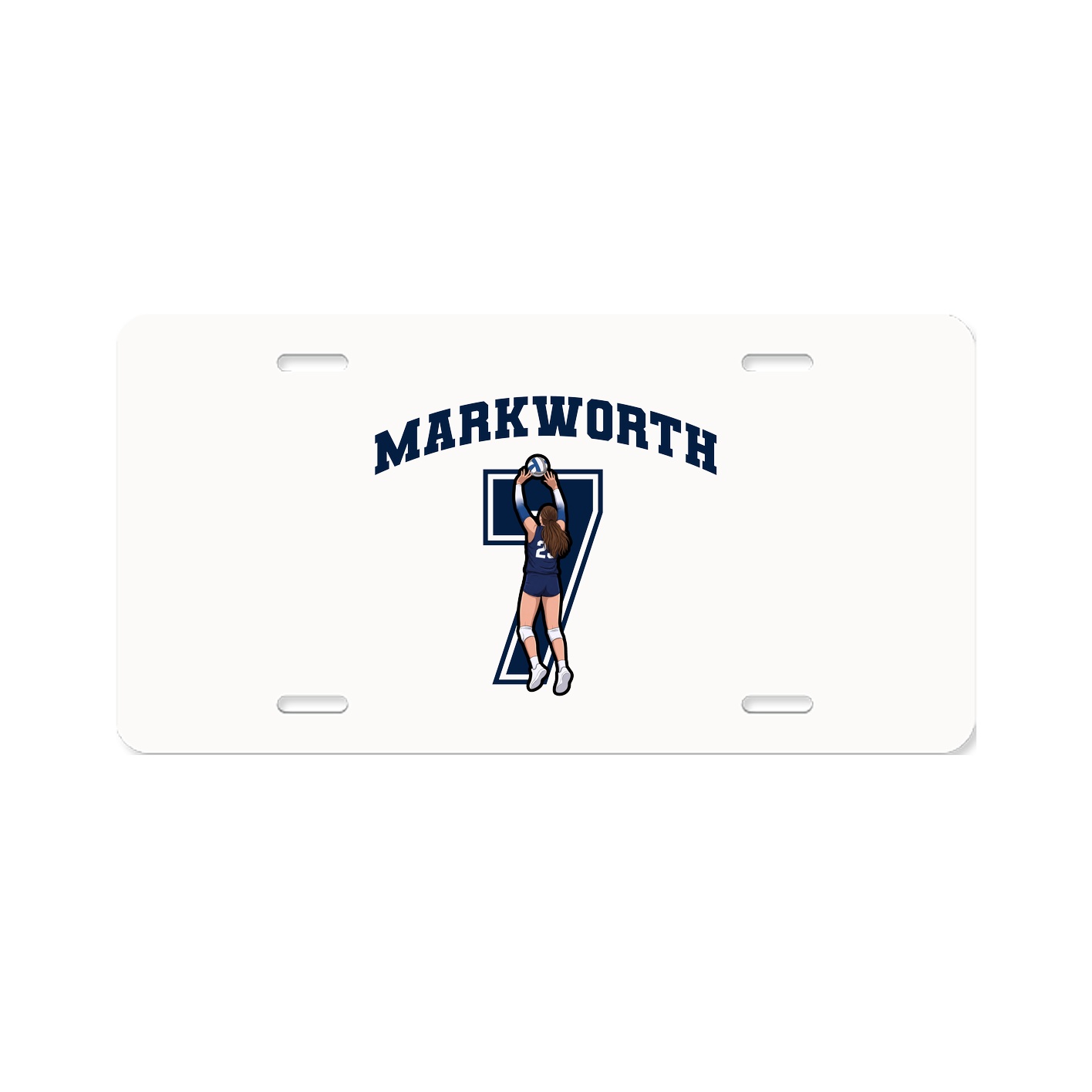 License Plate — Number in Classic