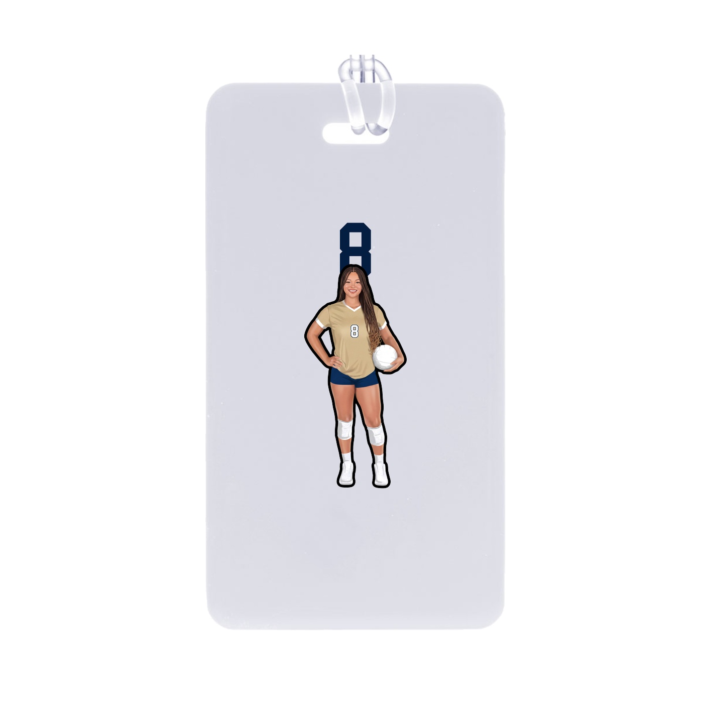 Bag Tag — Number Top in Classic
