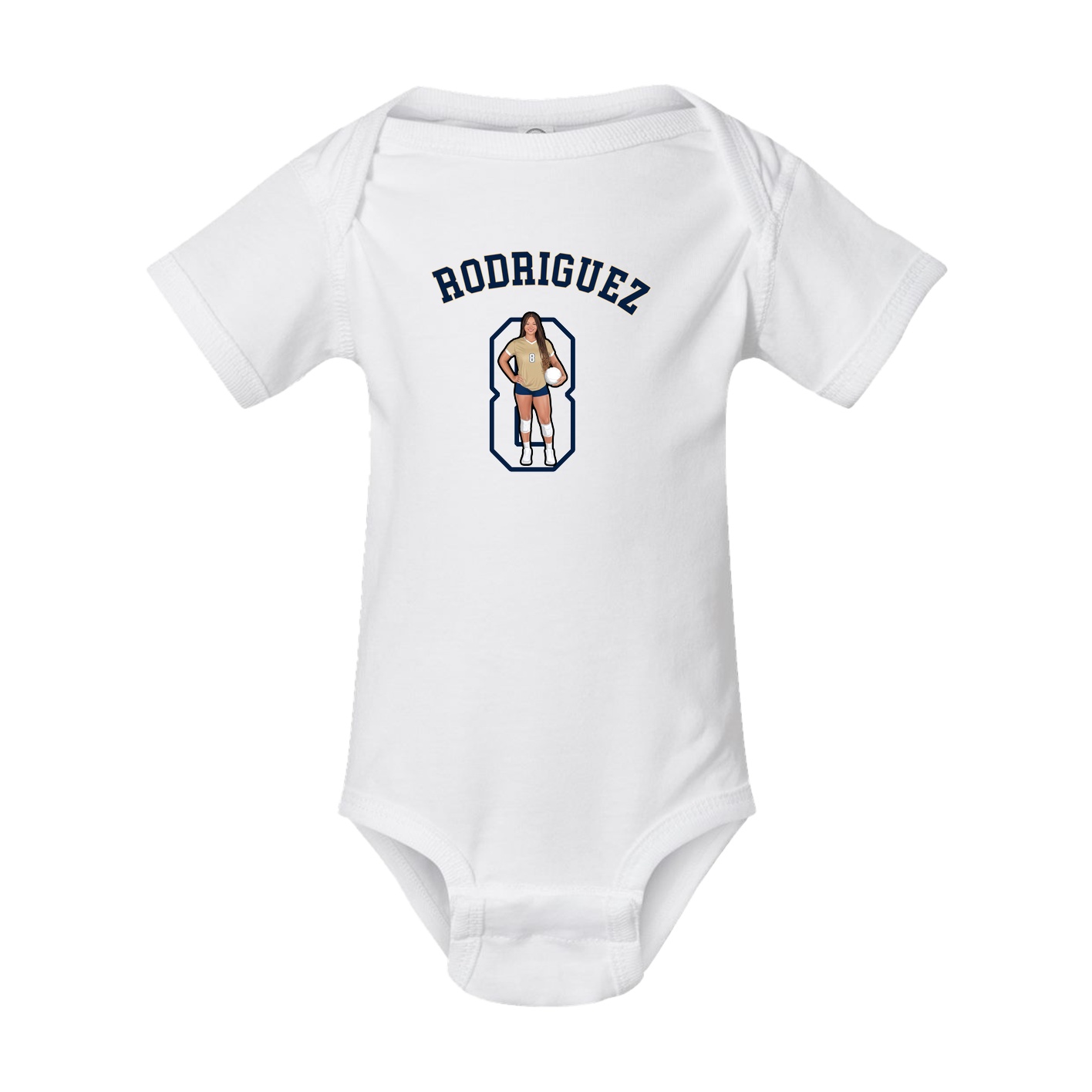 Baby Onesie — Shirsey Arch in White