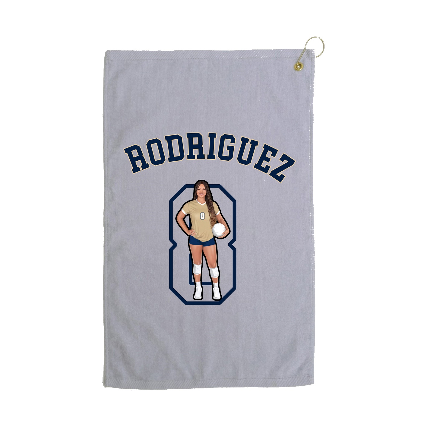 Golf Towel — Shirsey Arch in Grey