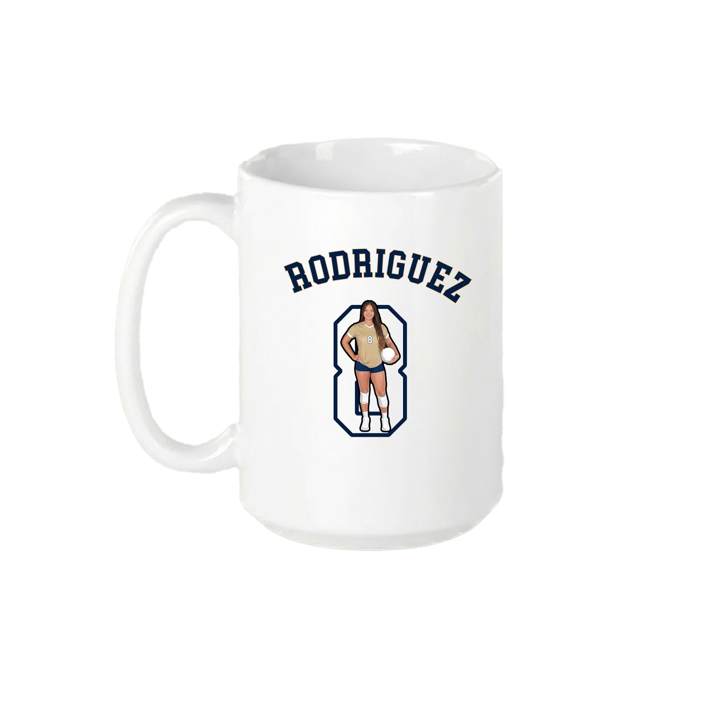 15oz Coffee Mug — Shirsey Arch in White